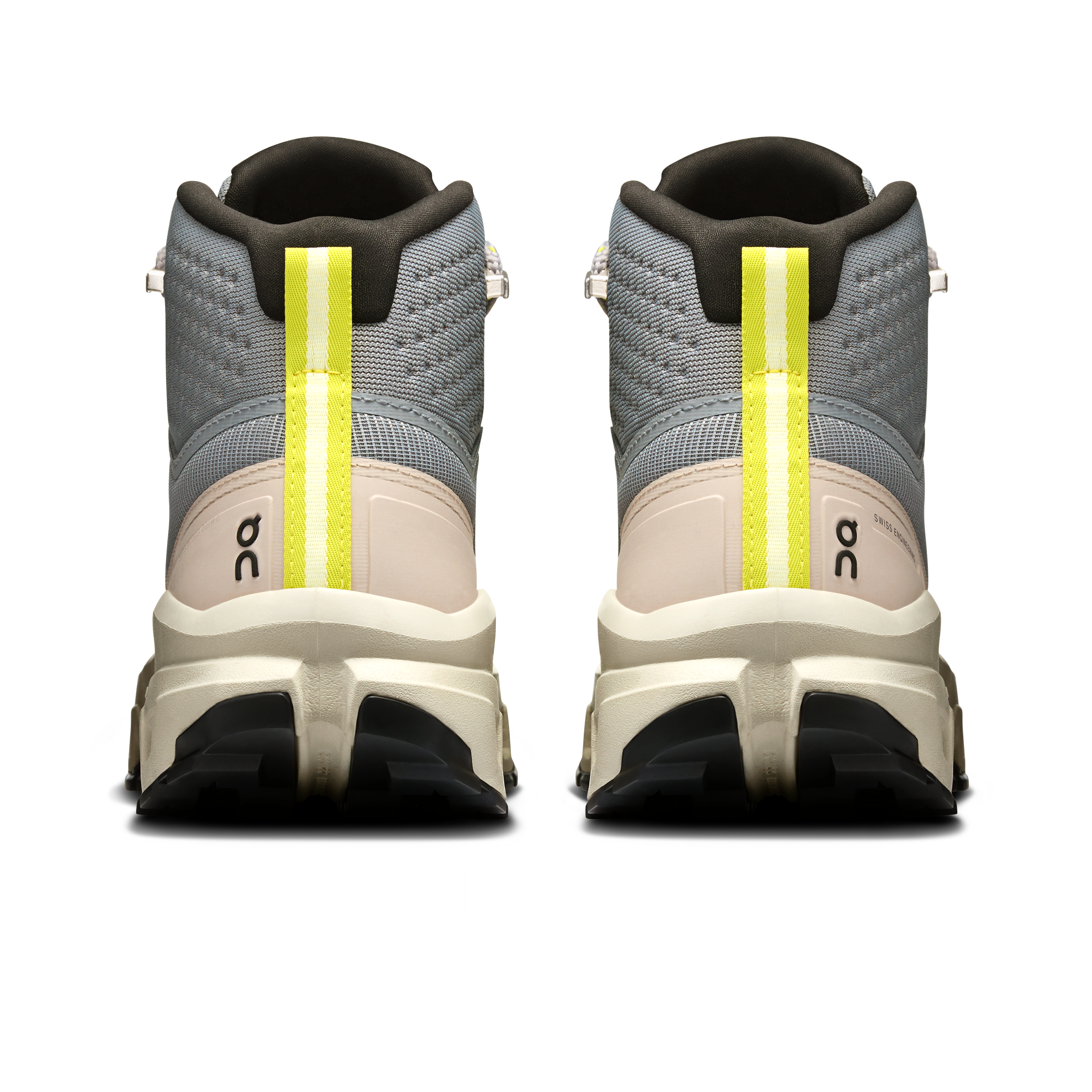 On Cloudrock Mid Waterproof Alloy & Ice Women Hiking Shoes