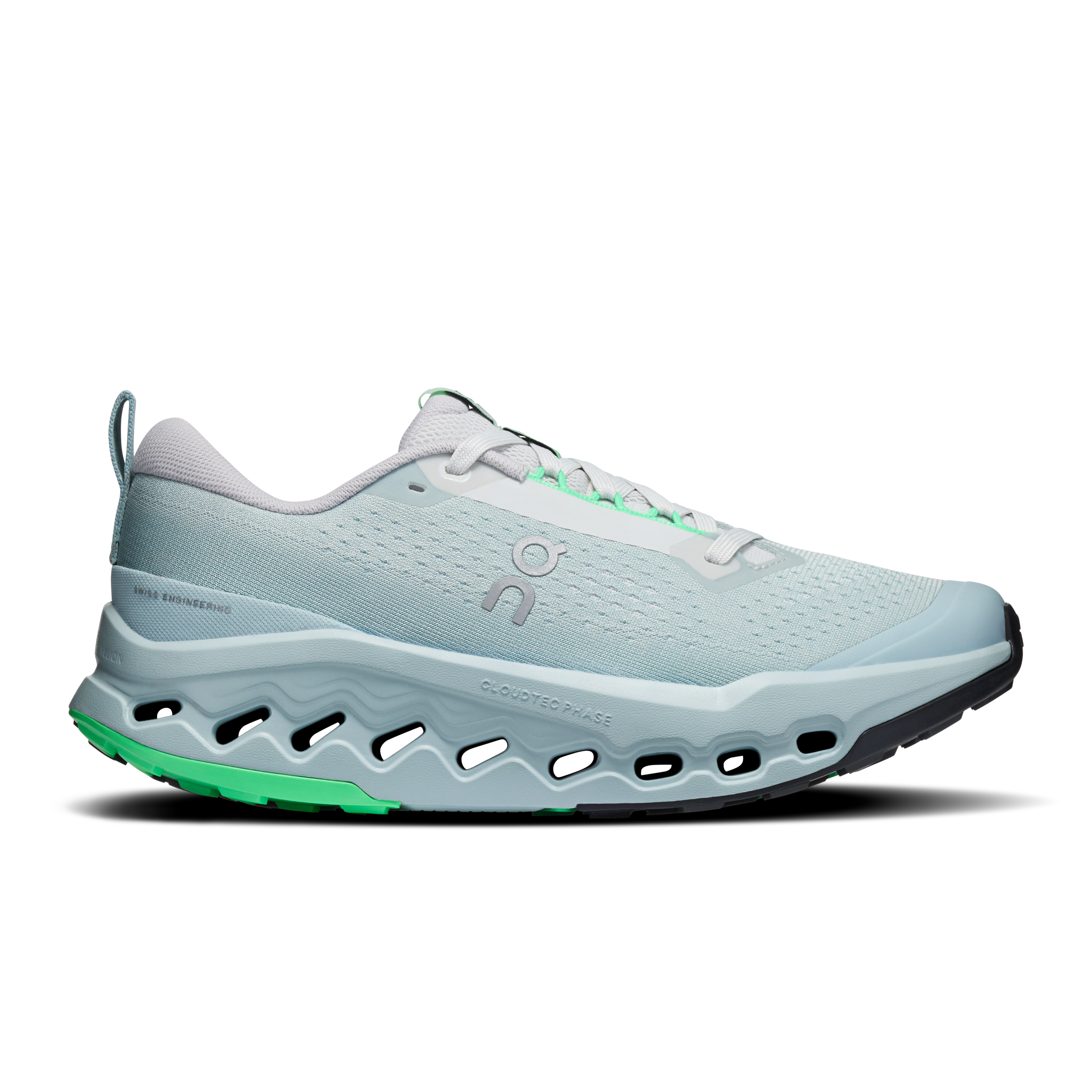 On Cloudsurfer Trail 2 Chalk & Gardenia Women – Trail running, smooth ride Shoes