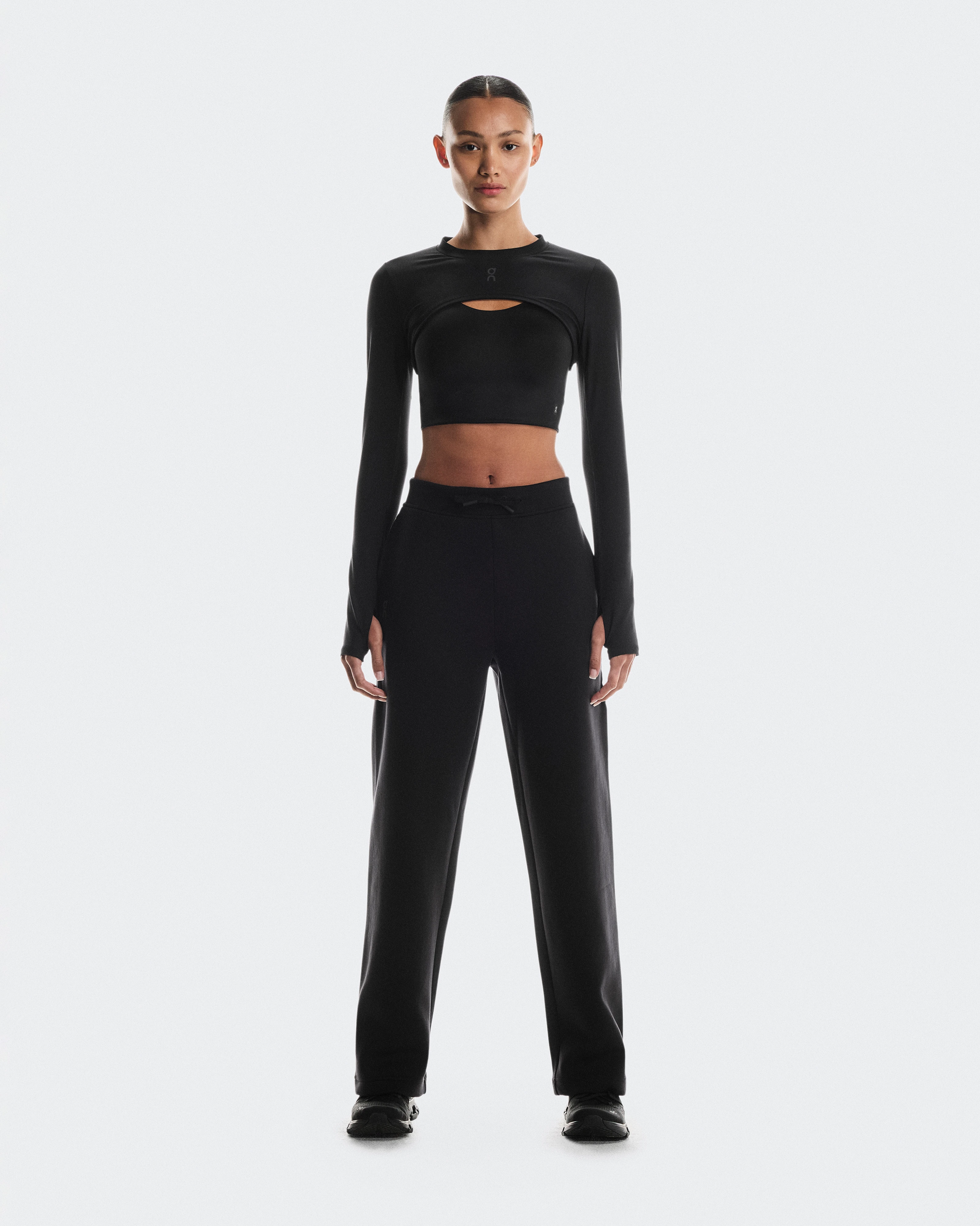 On Focus Tech Sweatpants Black Women Pants