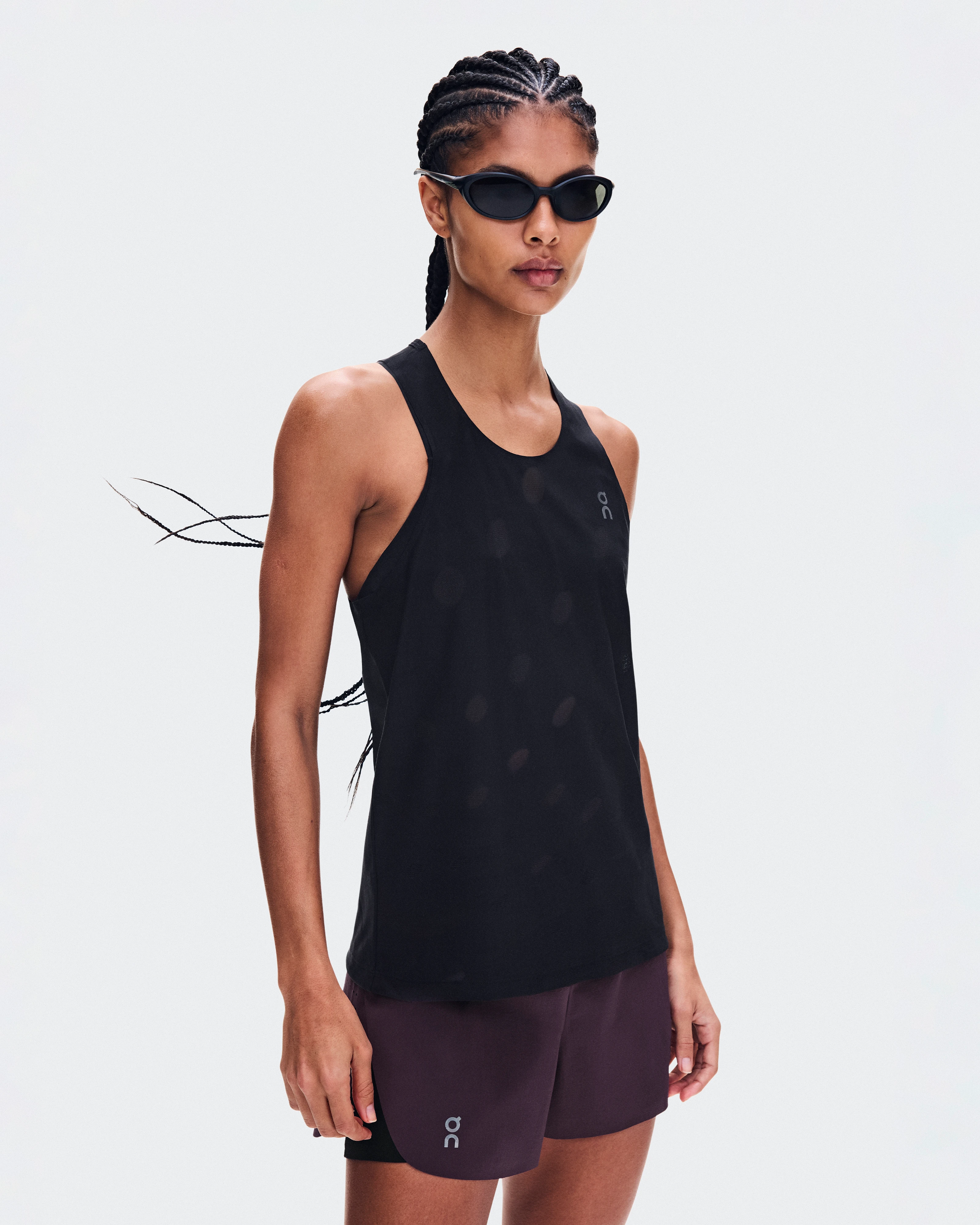 On Zero Tank Breathe Black Women Tops and t-shirts