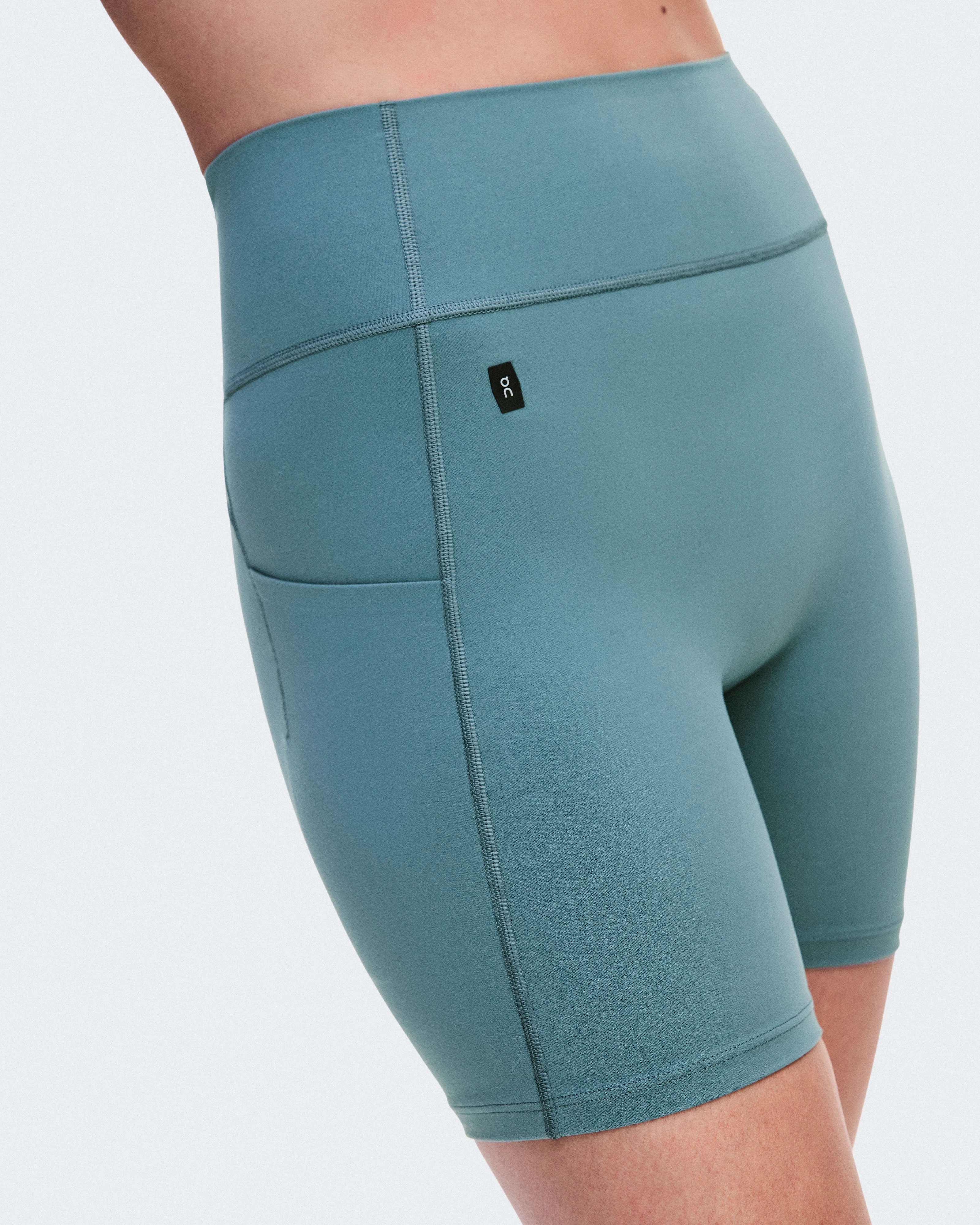 On Studio Leggings Short 6" Agave Women Tights