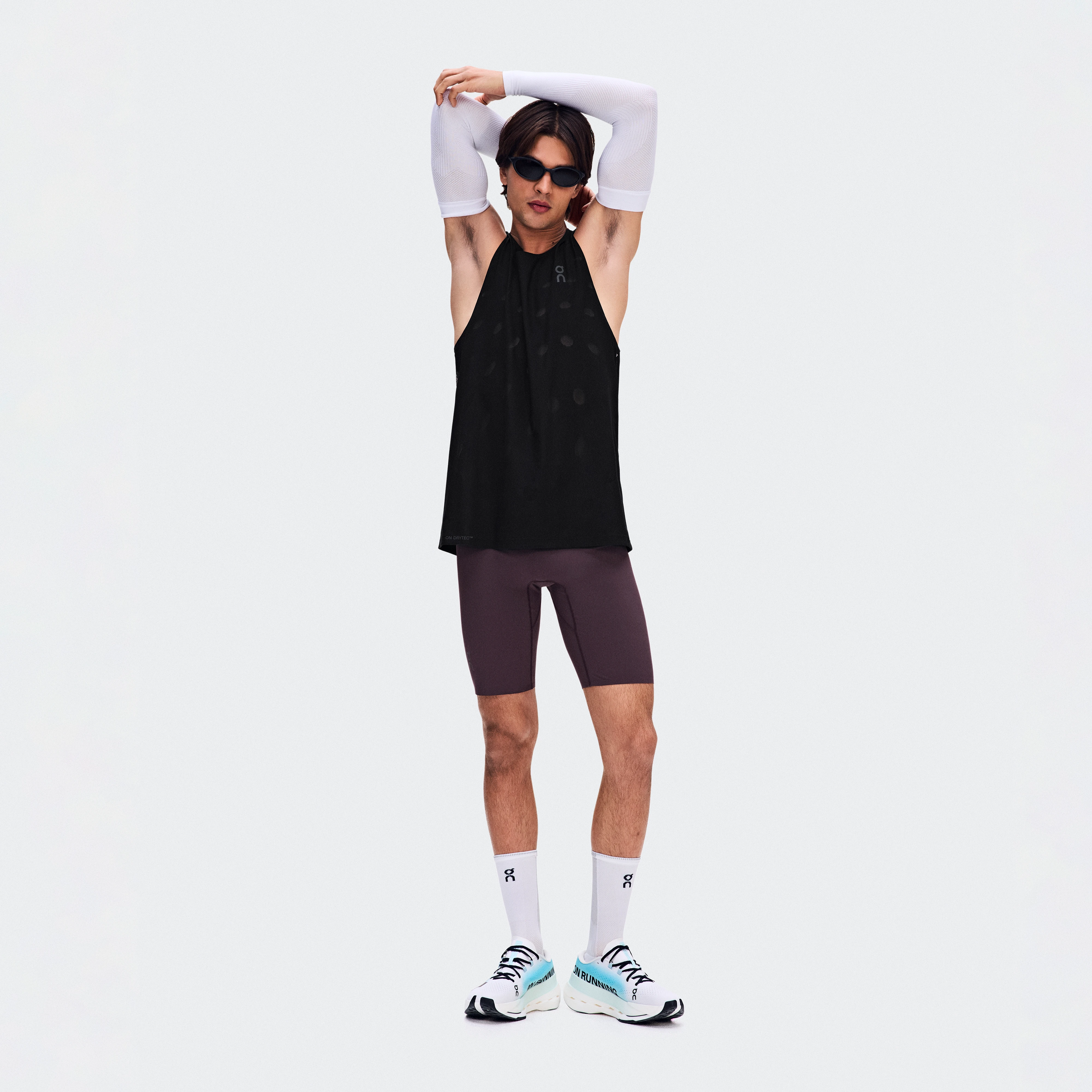 On Zero Half Tights Urchin Men – Race-day running Tights Shorts