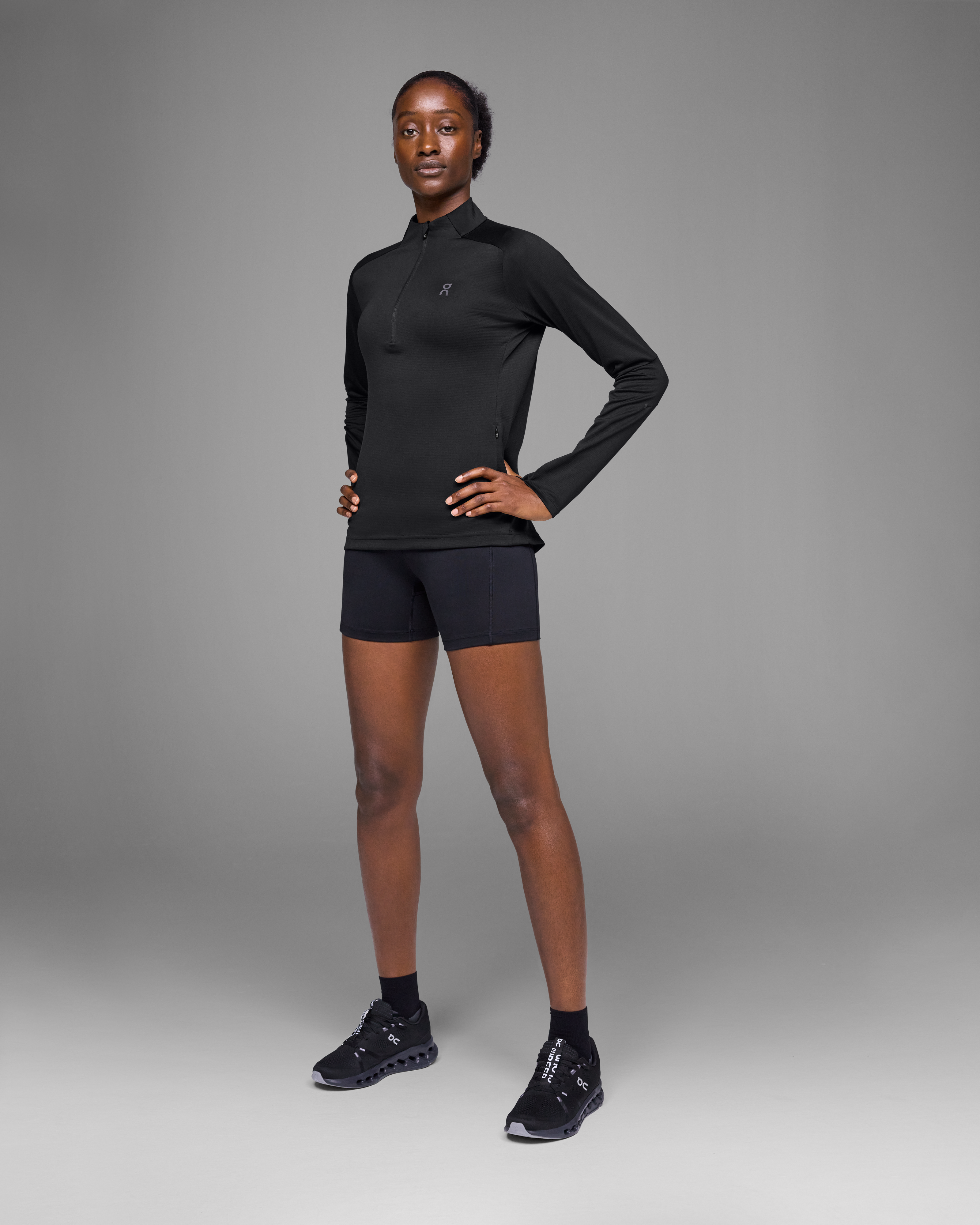 On Climate Shirt Black Women Hoodies and sweatshirts