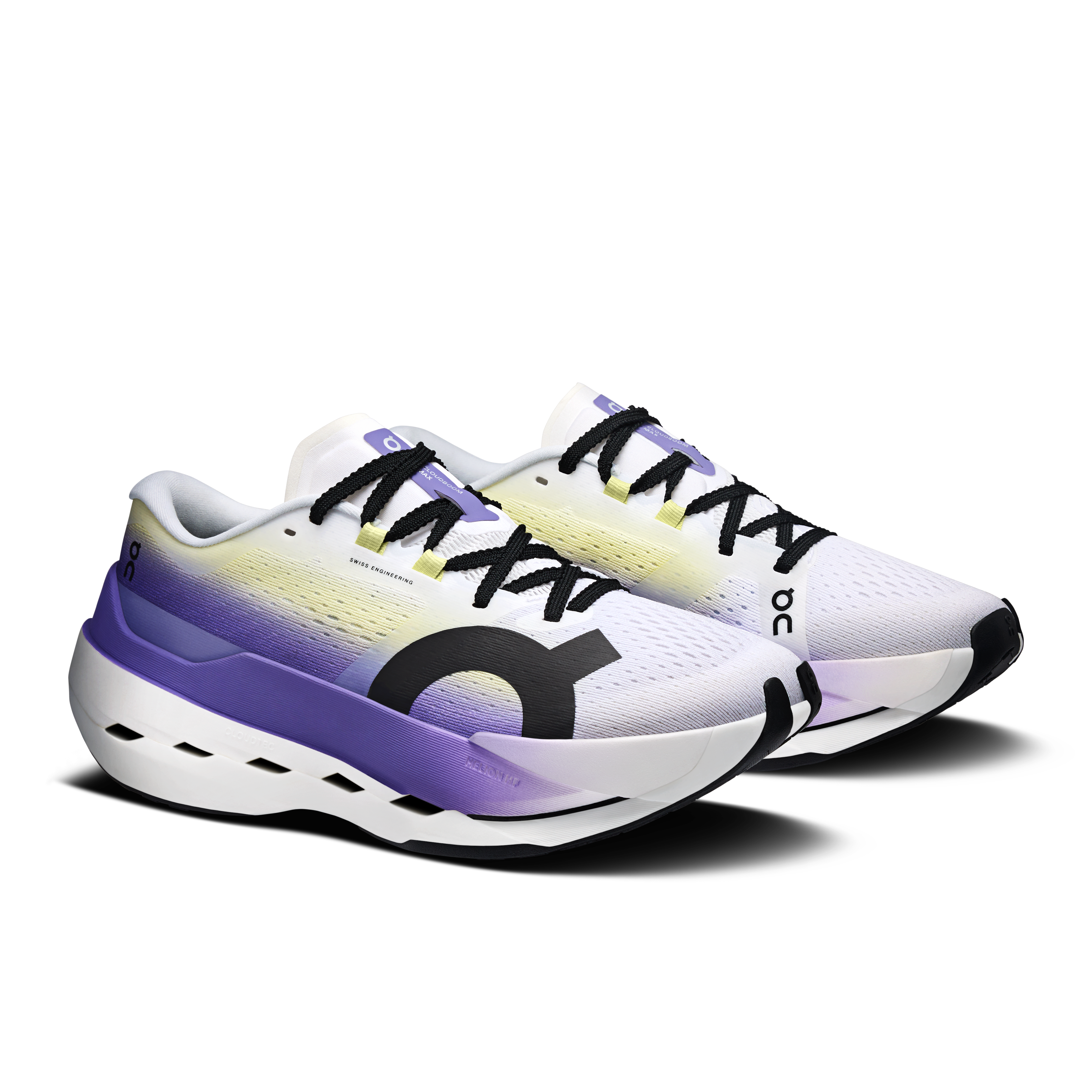 On Cloudboom Max White & Juniper Women Road running Shoes