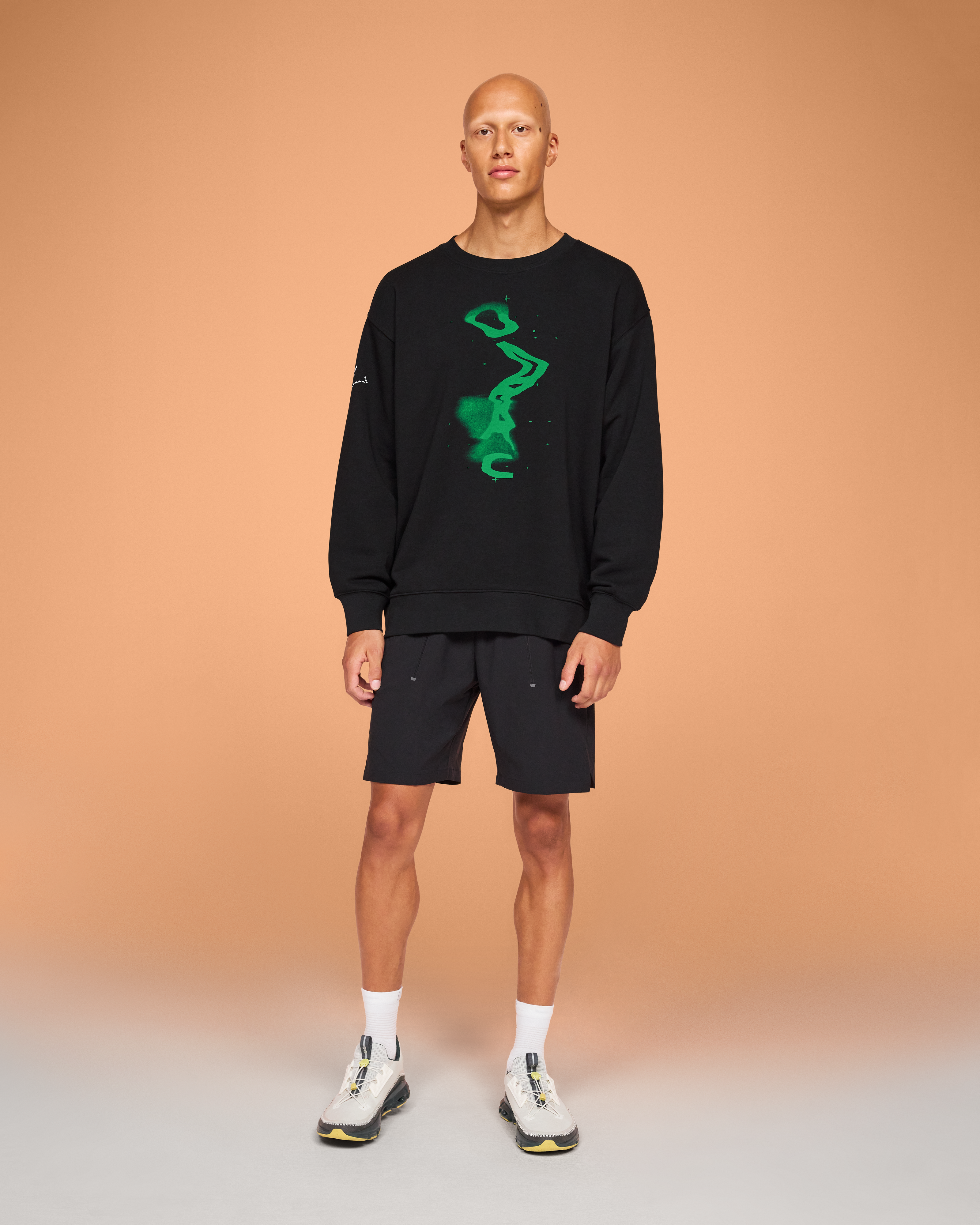 On Graphic Club Crew Black & Mint Men Hoodies and sweatshirts