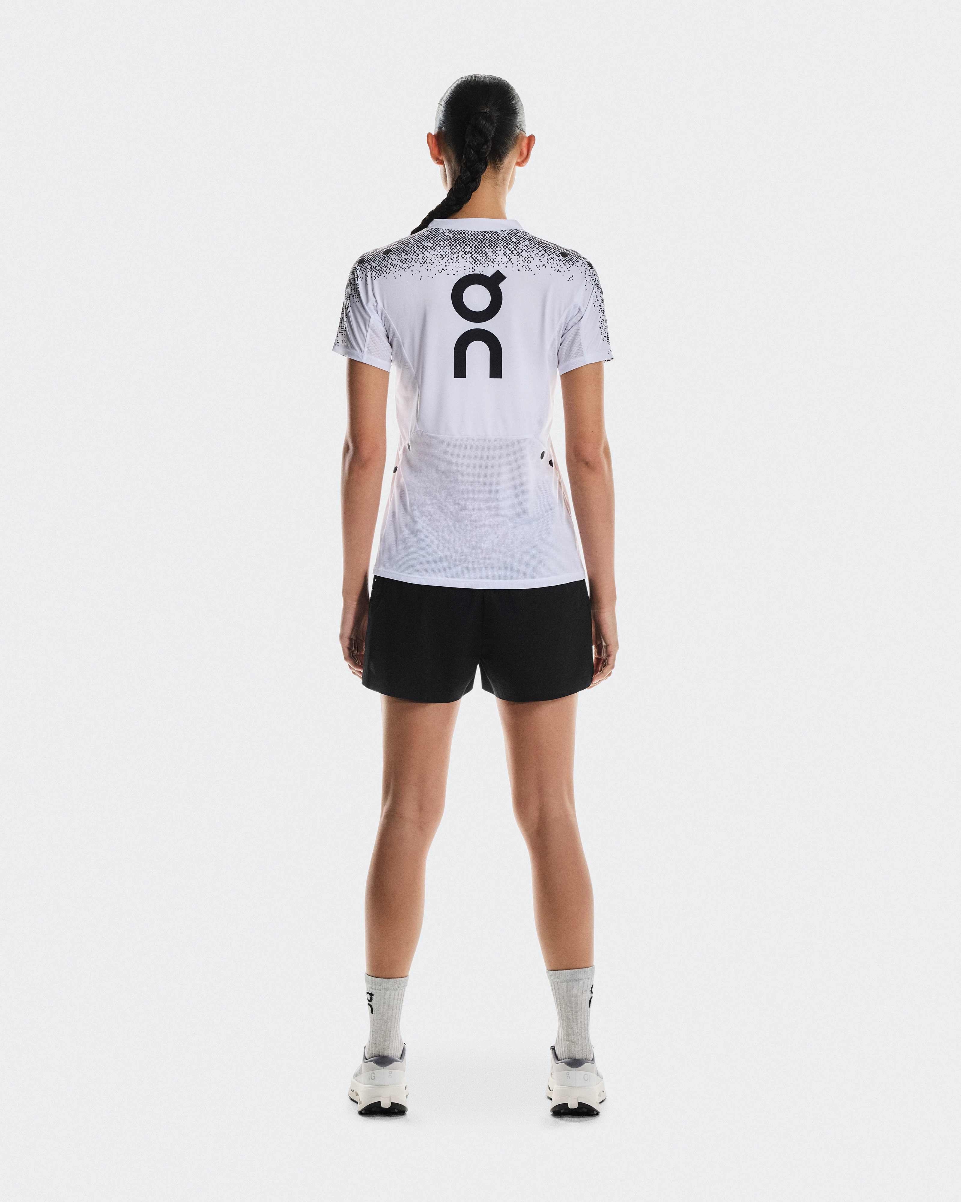On Ultra-T White & Iron Women Tops and t-shirts