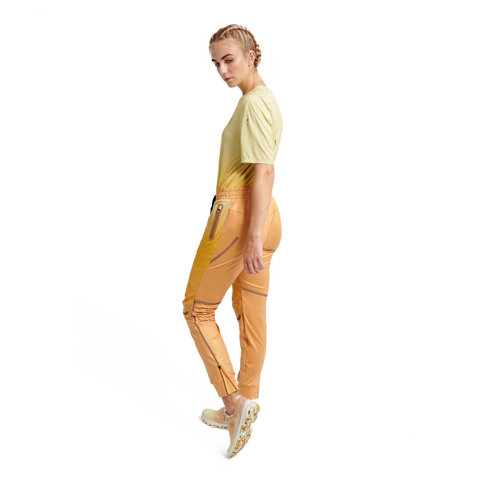 On Running Pants LOEWE Gradient Orange Women Pants