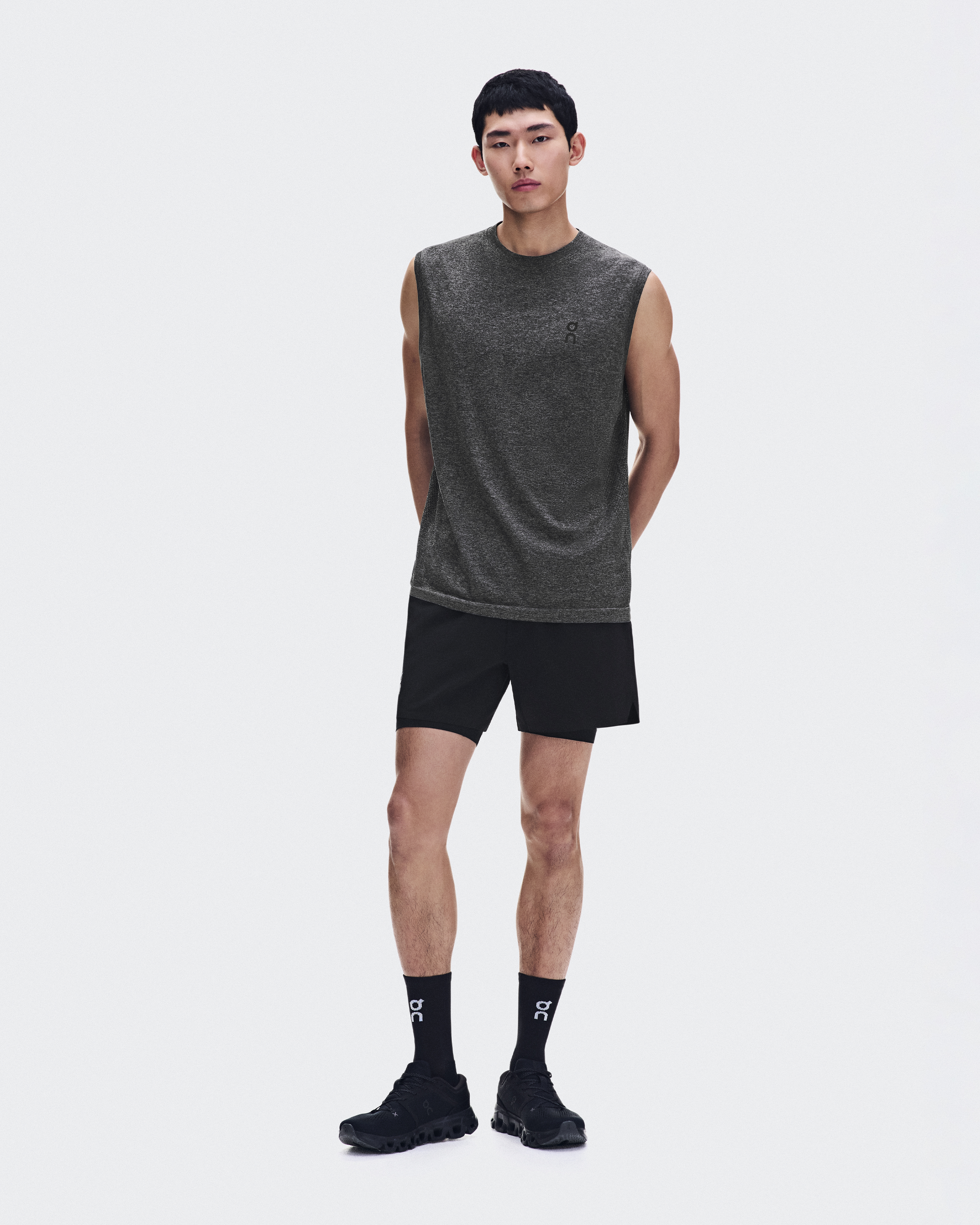 Train Flex Tank Top in Ember Heather