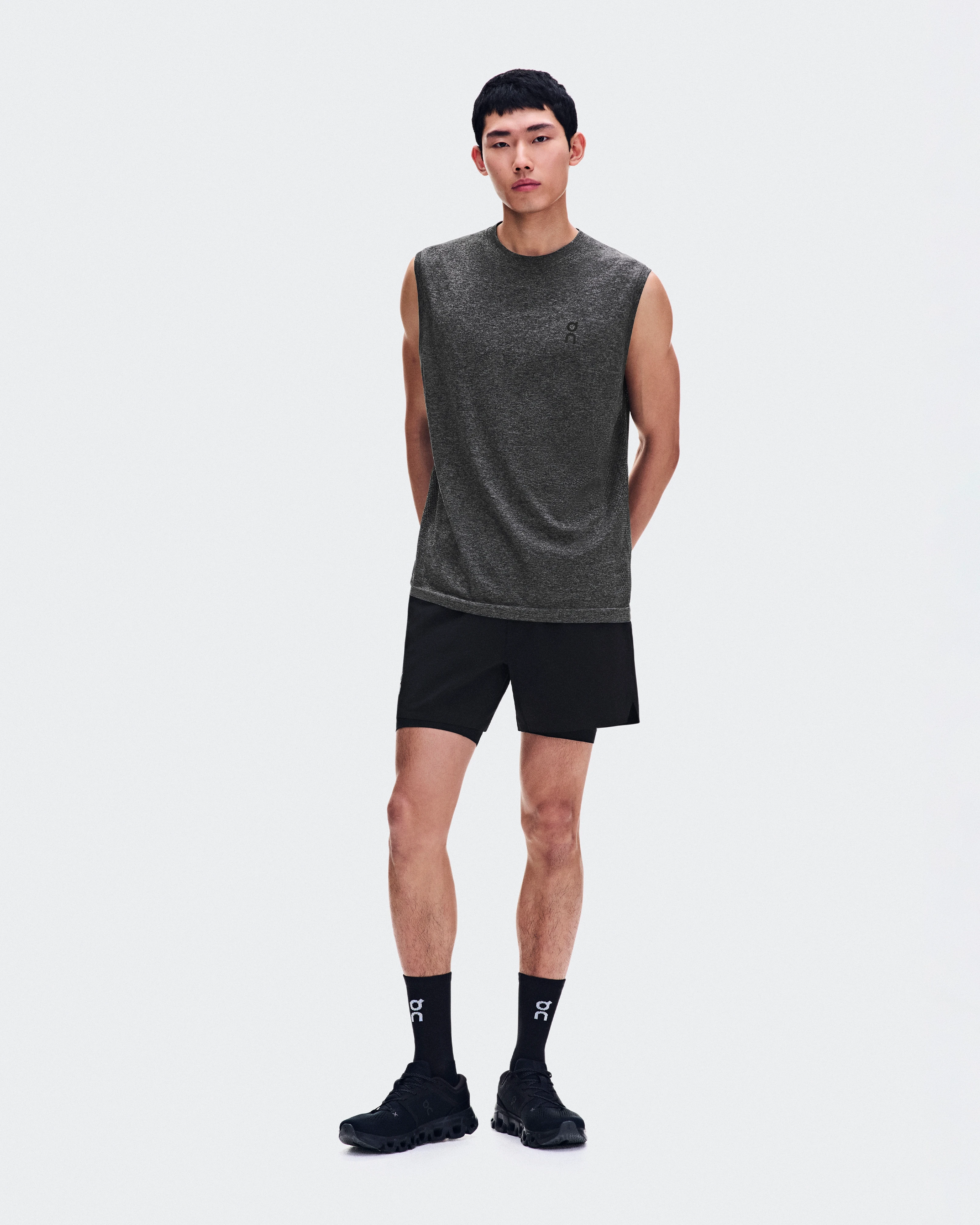 On Train Flex Tank Ember Heather Men Tops and t-shirts