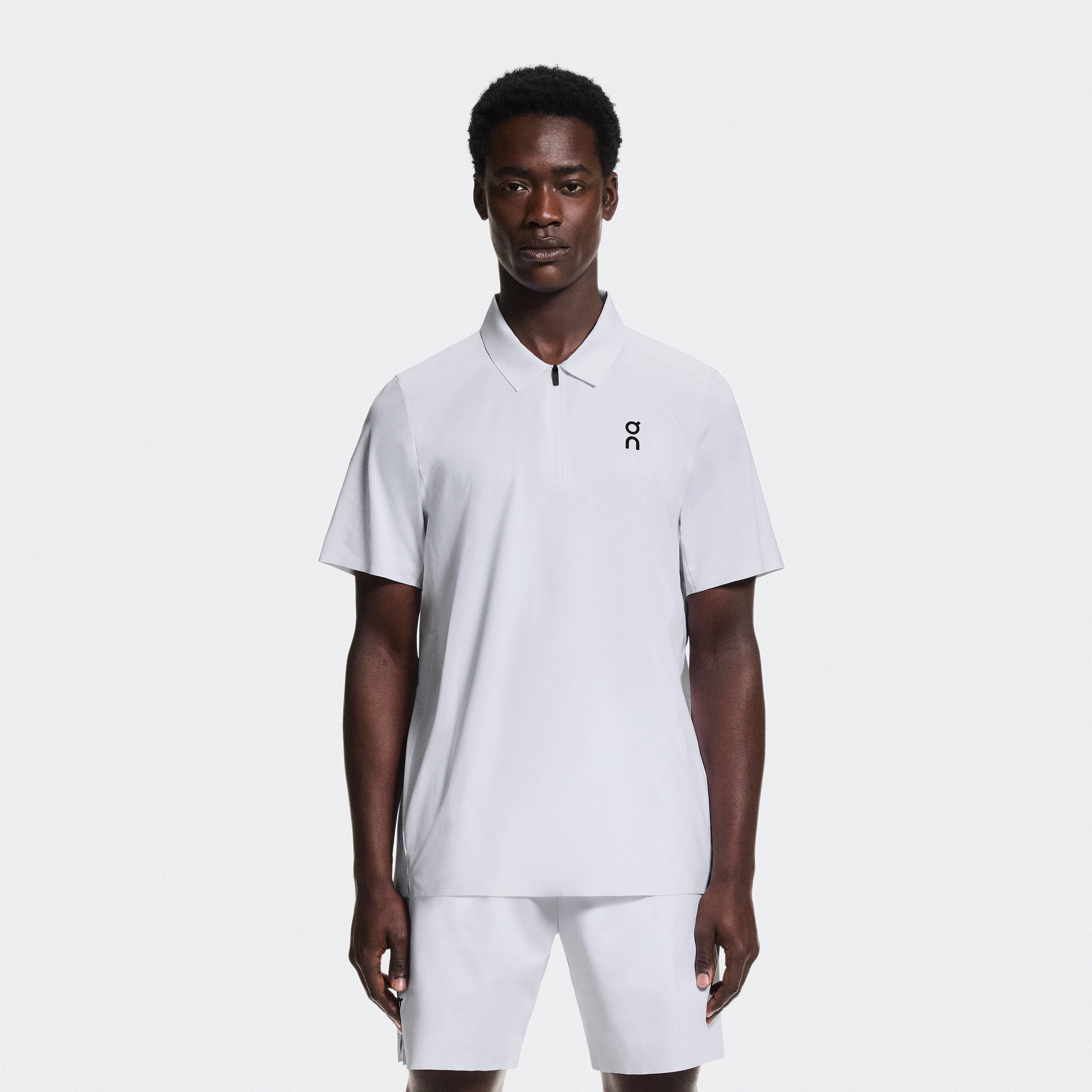 On Court Polo White Men – Tennis Tops and t-shirts