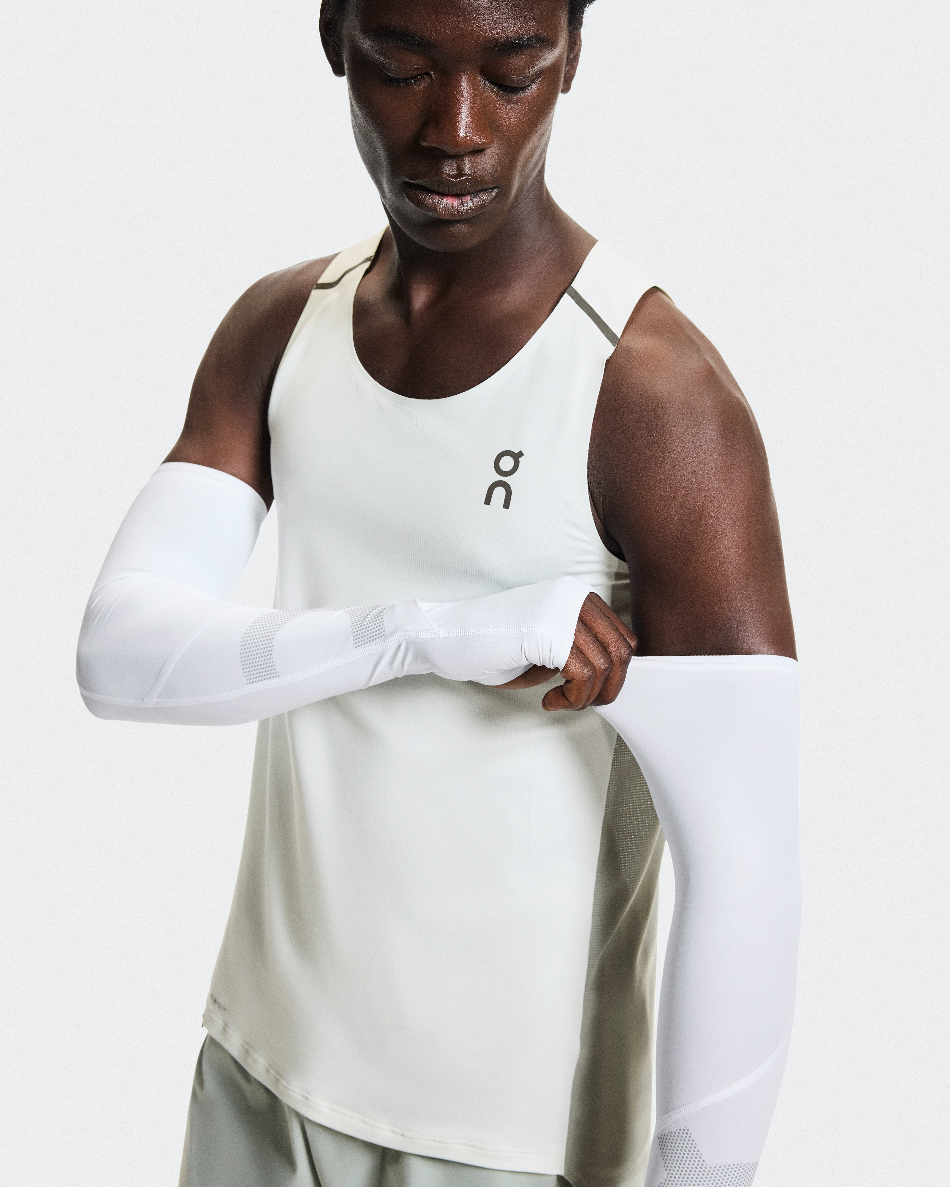 On Solar Arm Sleeves White Unisex Arm sleeves