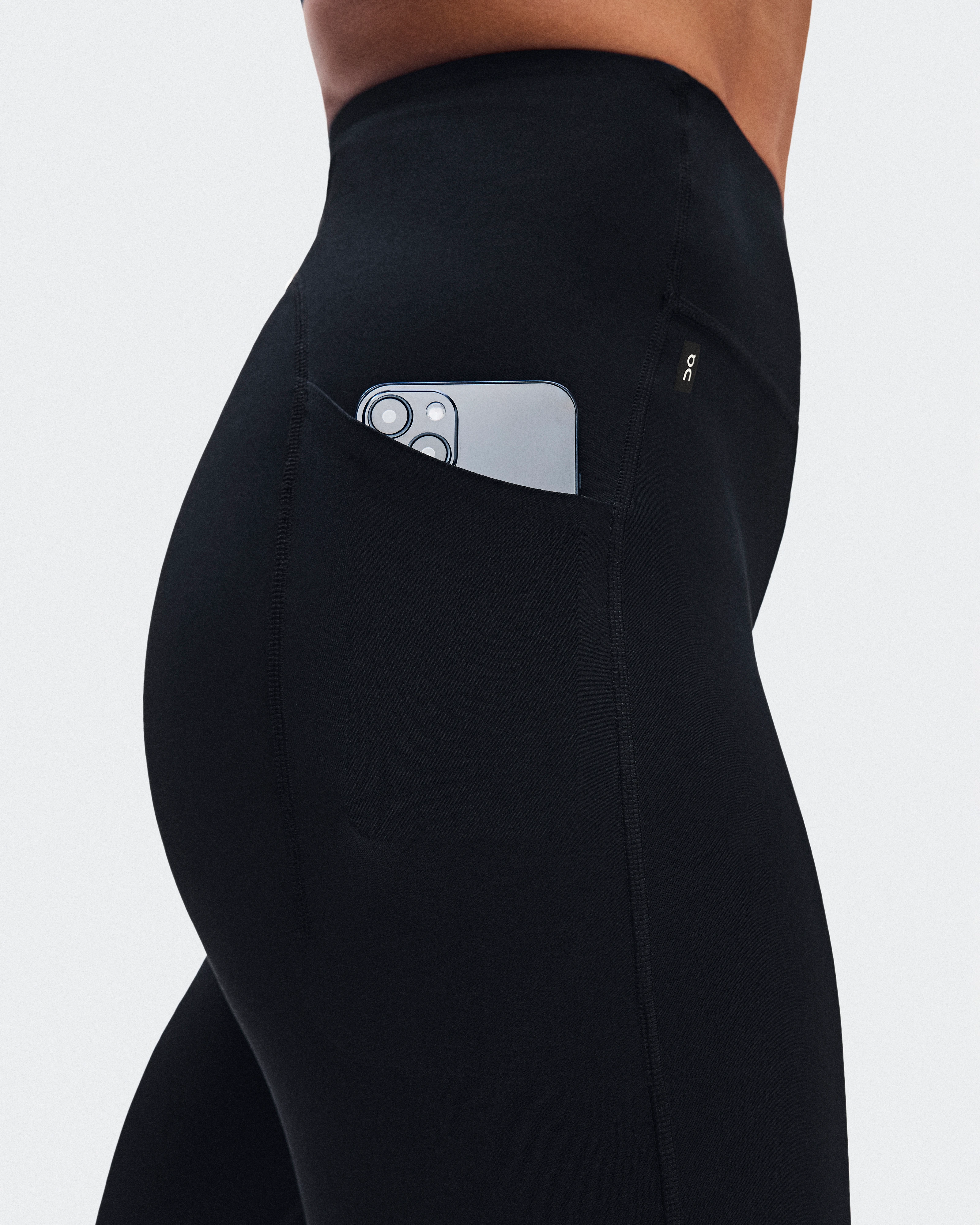 On Train Tights 7/8 Black Women Tights