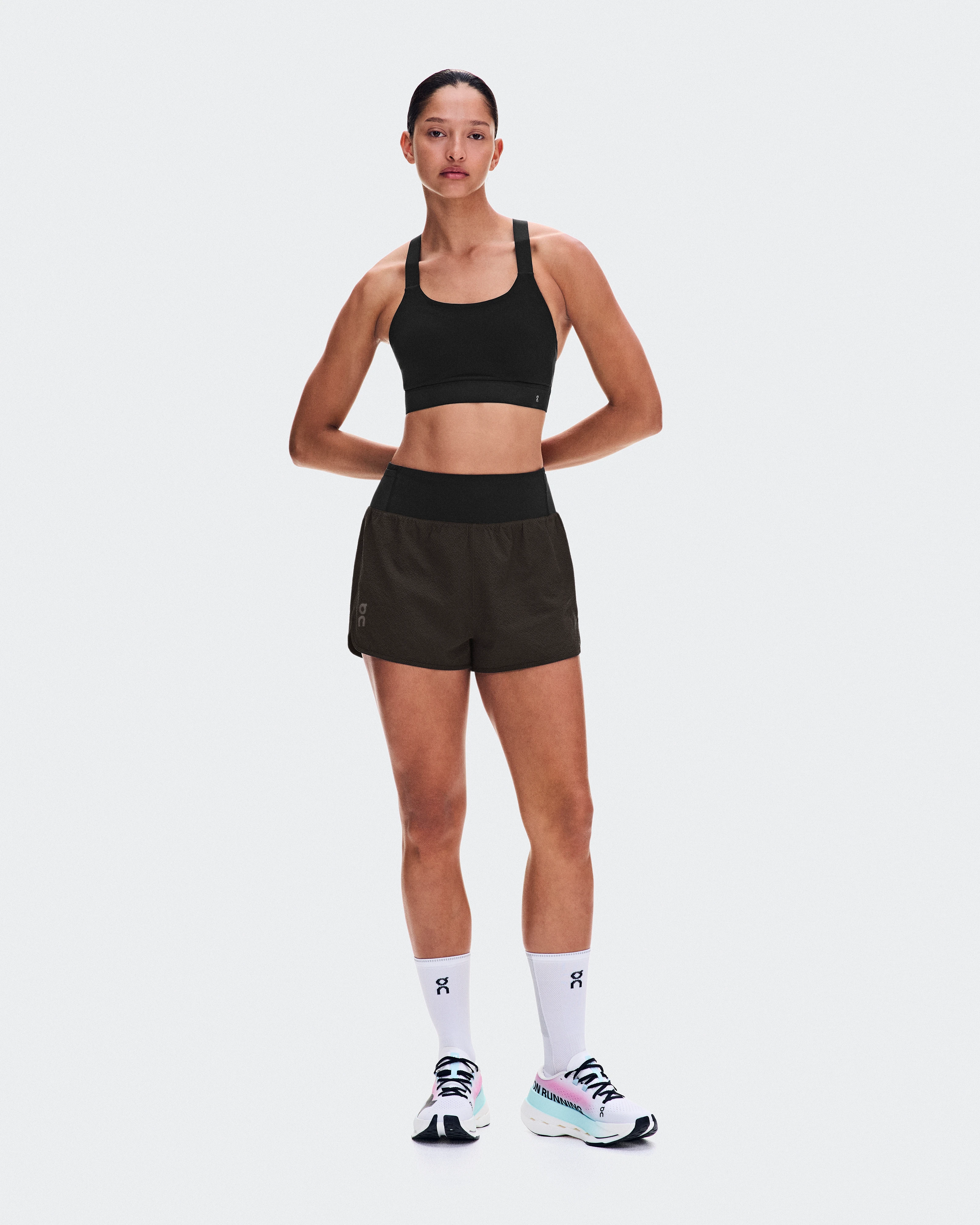 On Performance Volt Shorts Espresso Women Shorts