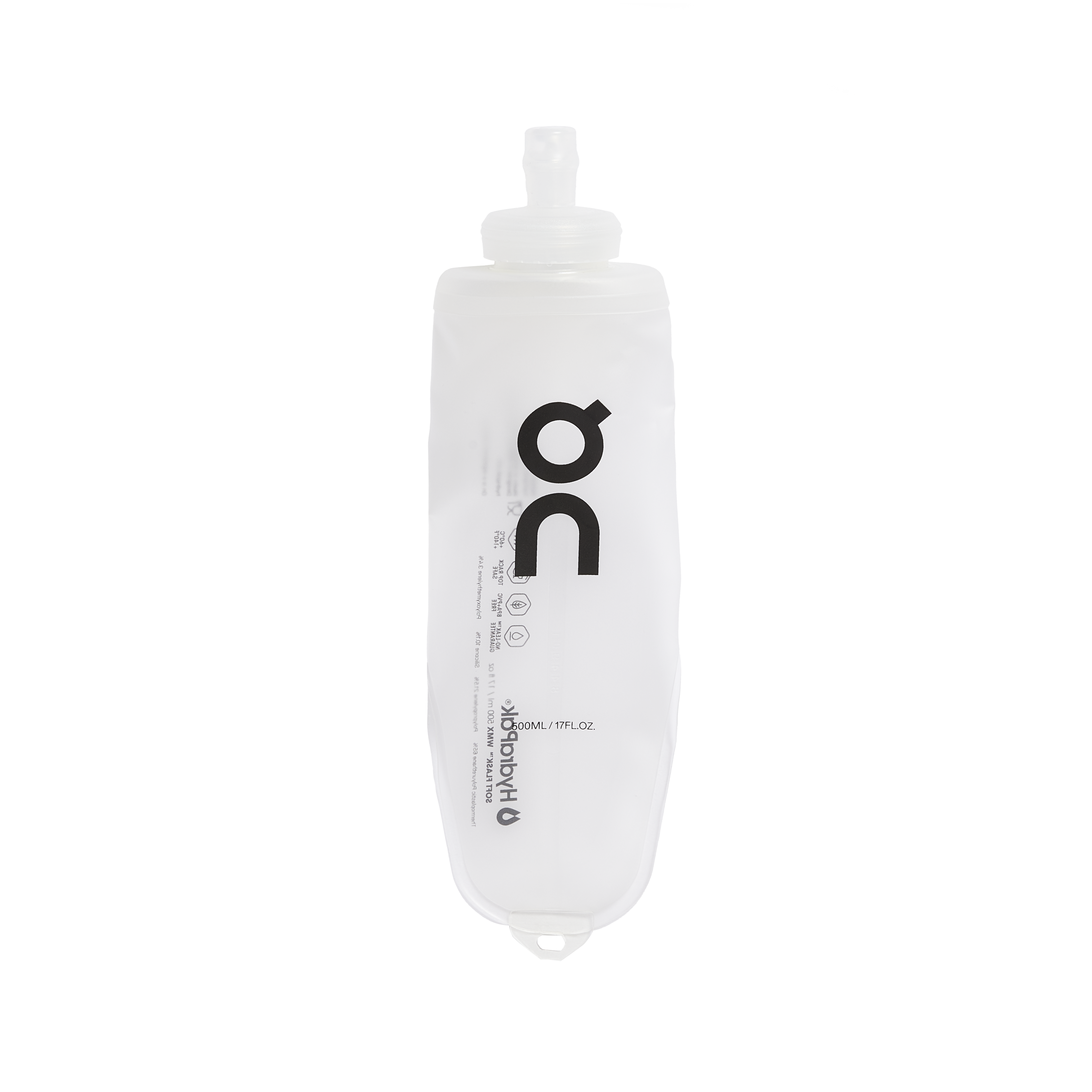 Soft Flask 500ml in Translucent/Black