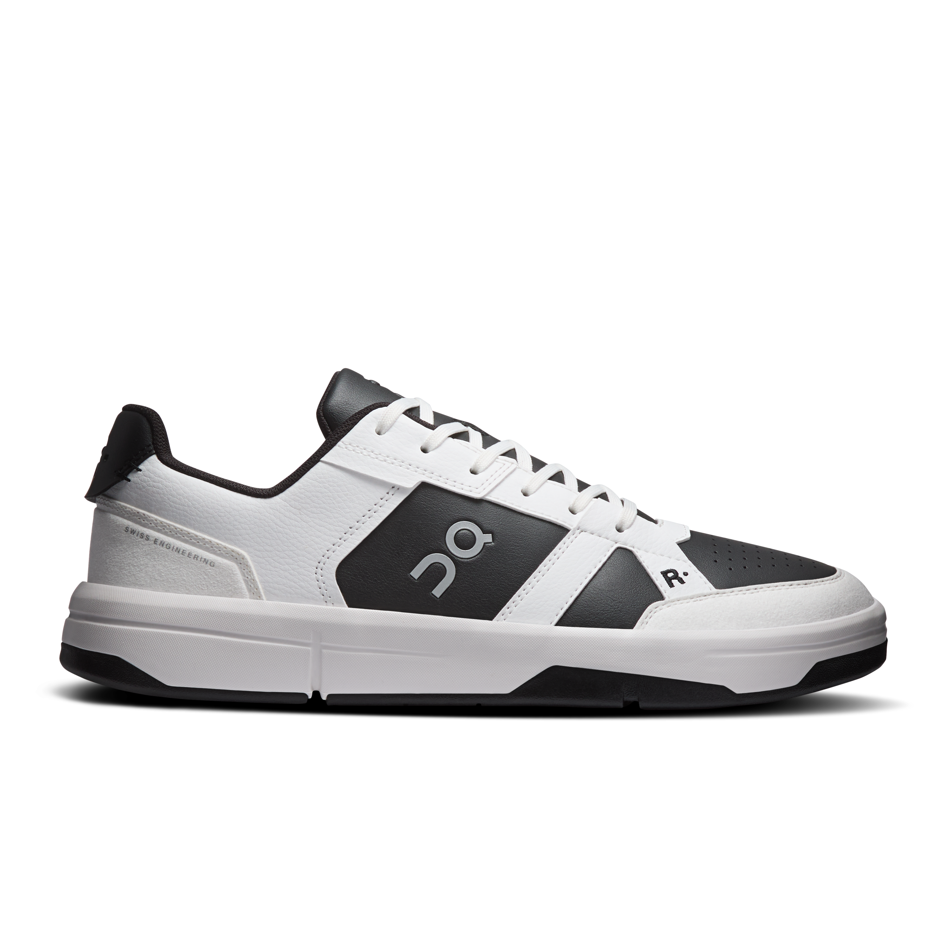 THE ROGER Clubhouse Tennis Shoe in White/Onyx