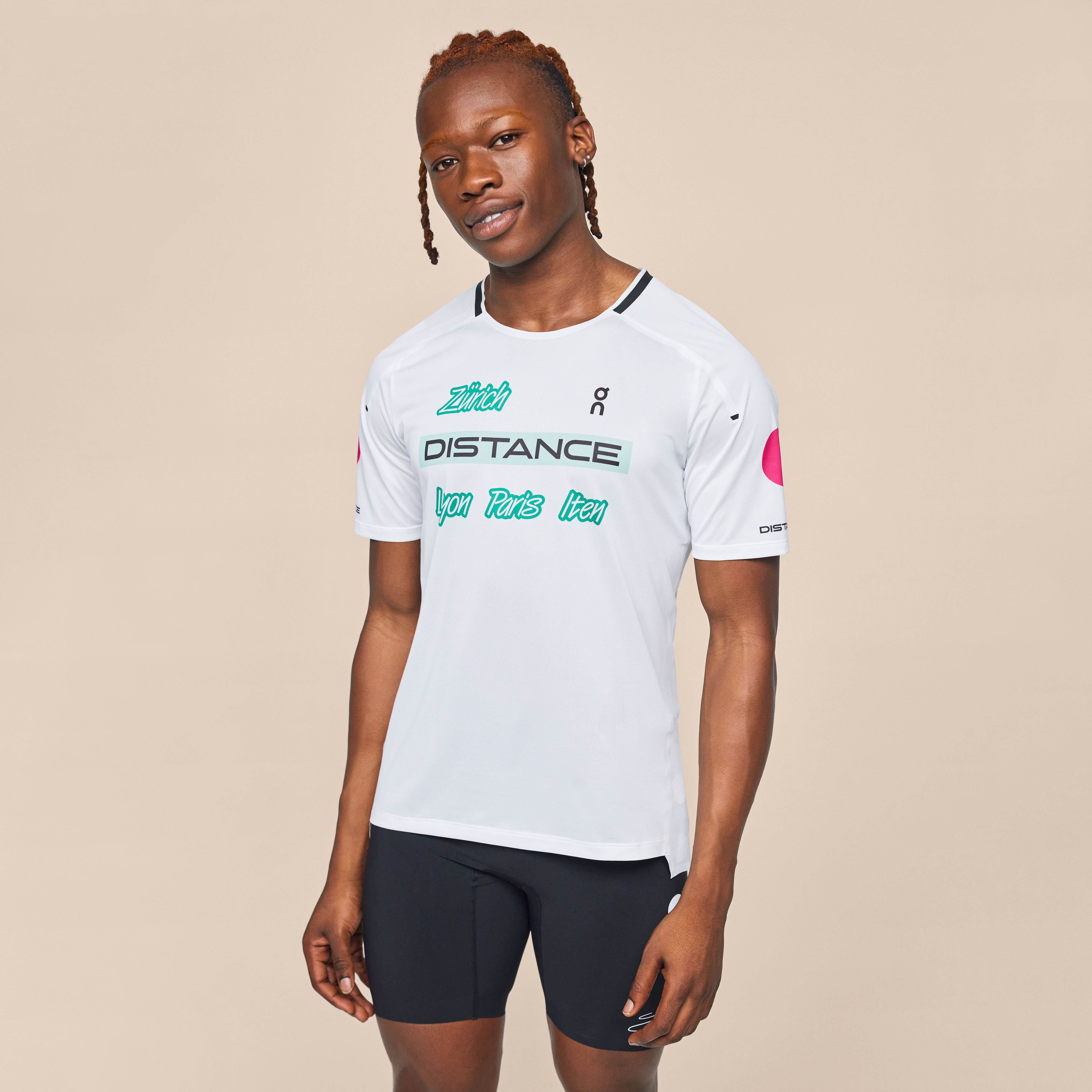 On Performance-T Light Distance Mint & White Unisex – Performance running, lightweight, DryTec™ Tops and t-shirts