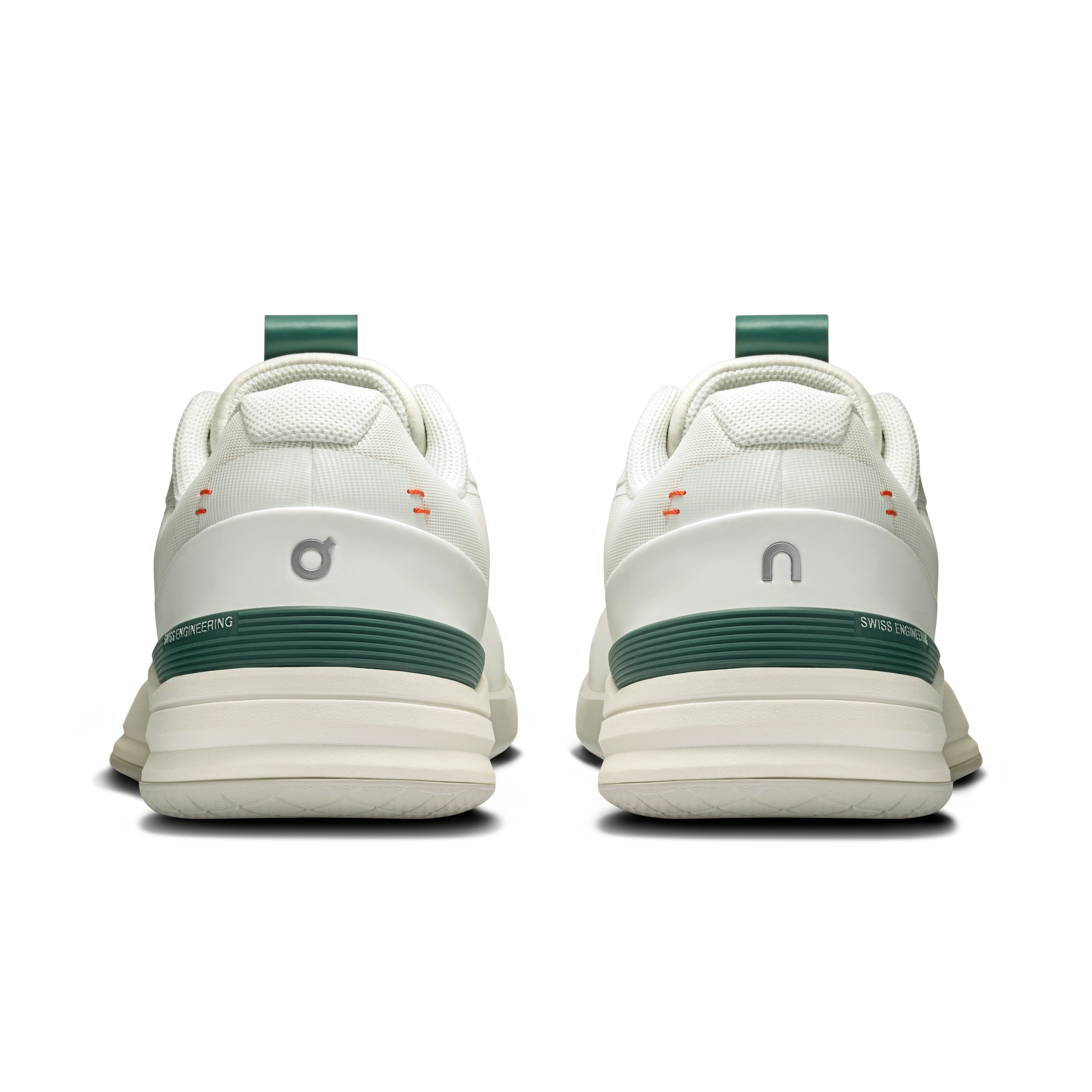 On THE ROGER Pro White & Evergreen Men Tennis Shoes
