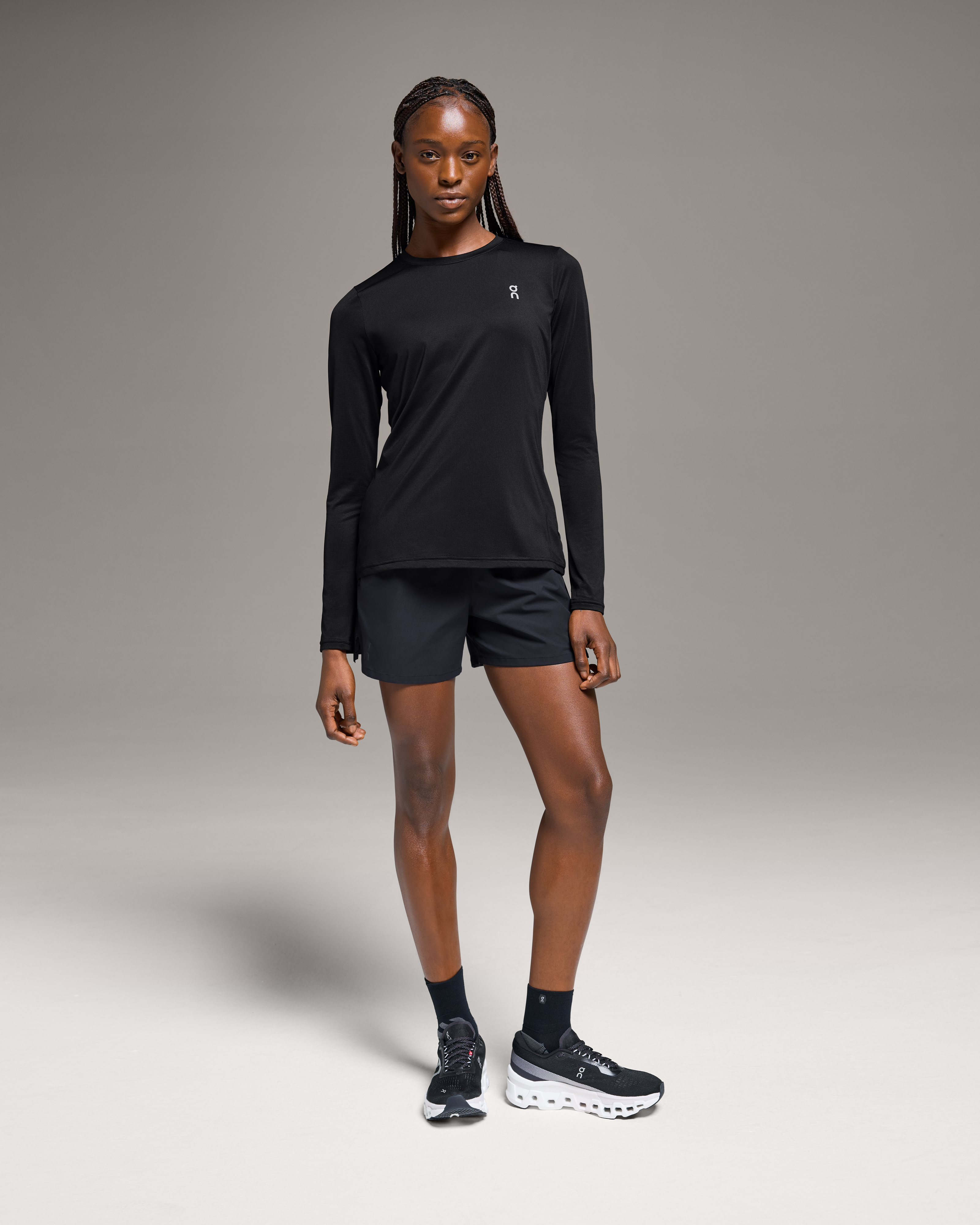 Core Long-T Long-Sleeve Shirt in Black