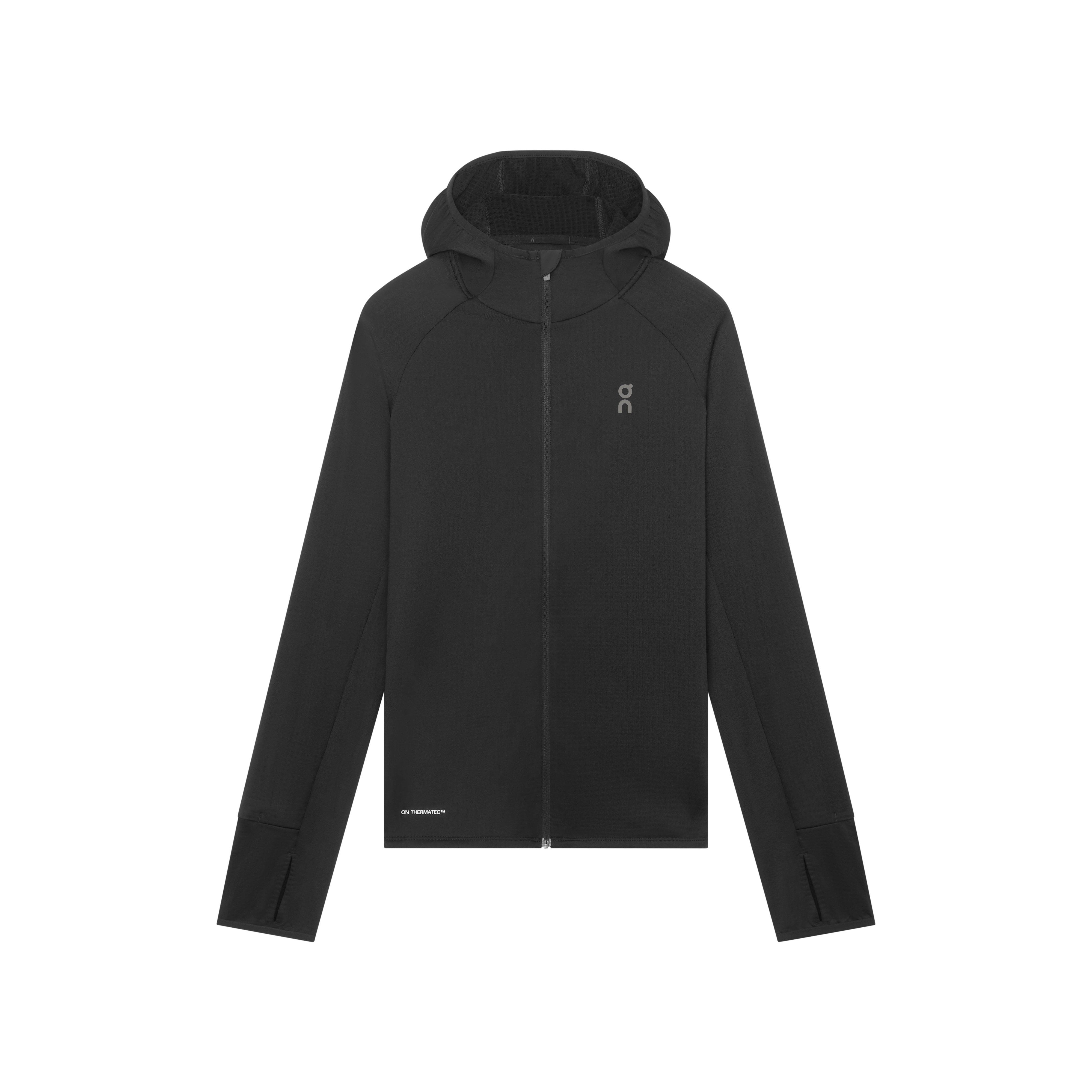 Climate Zip Hoodie in Black