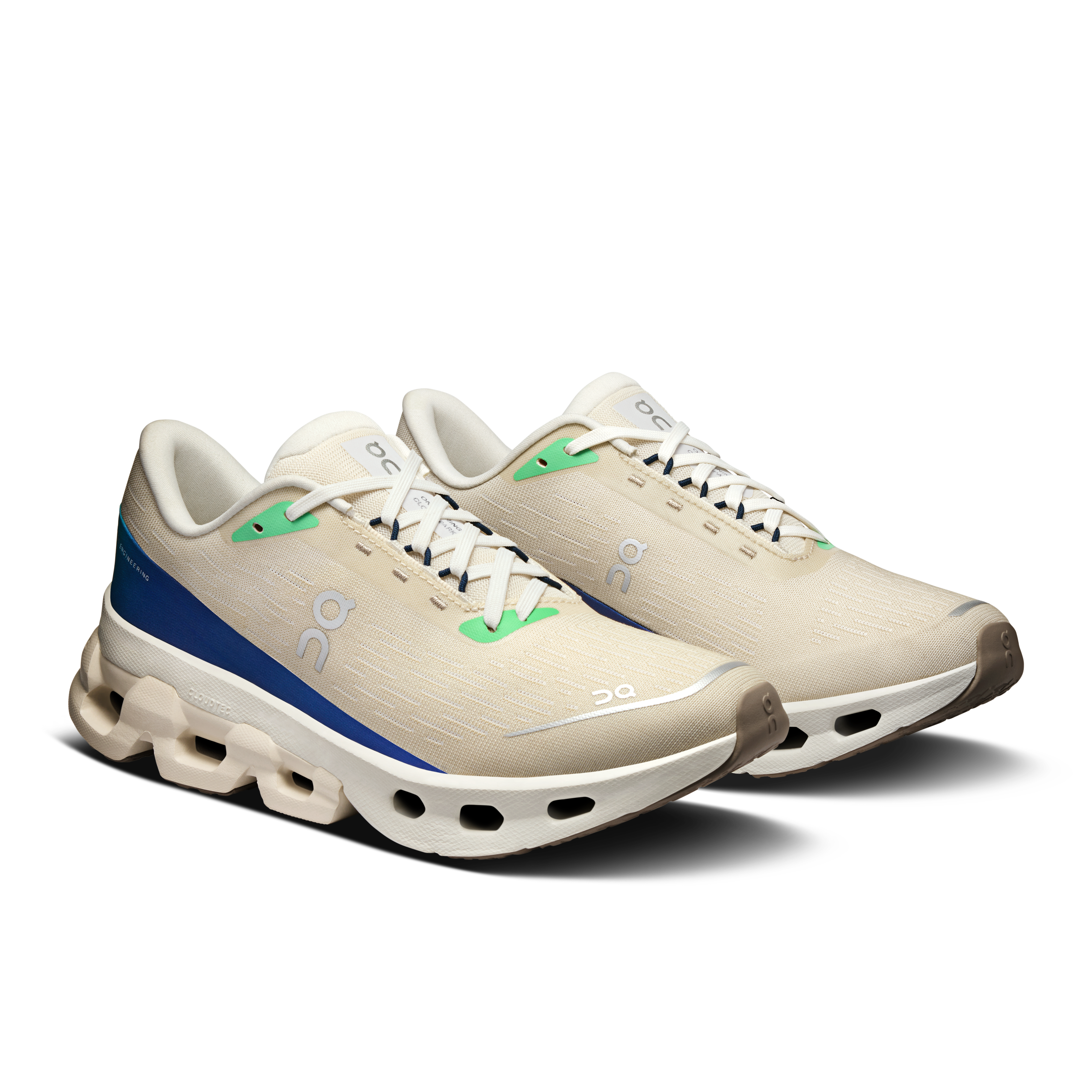 On Cloudspark Cream & Honeydew Women Road running Shoes