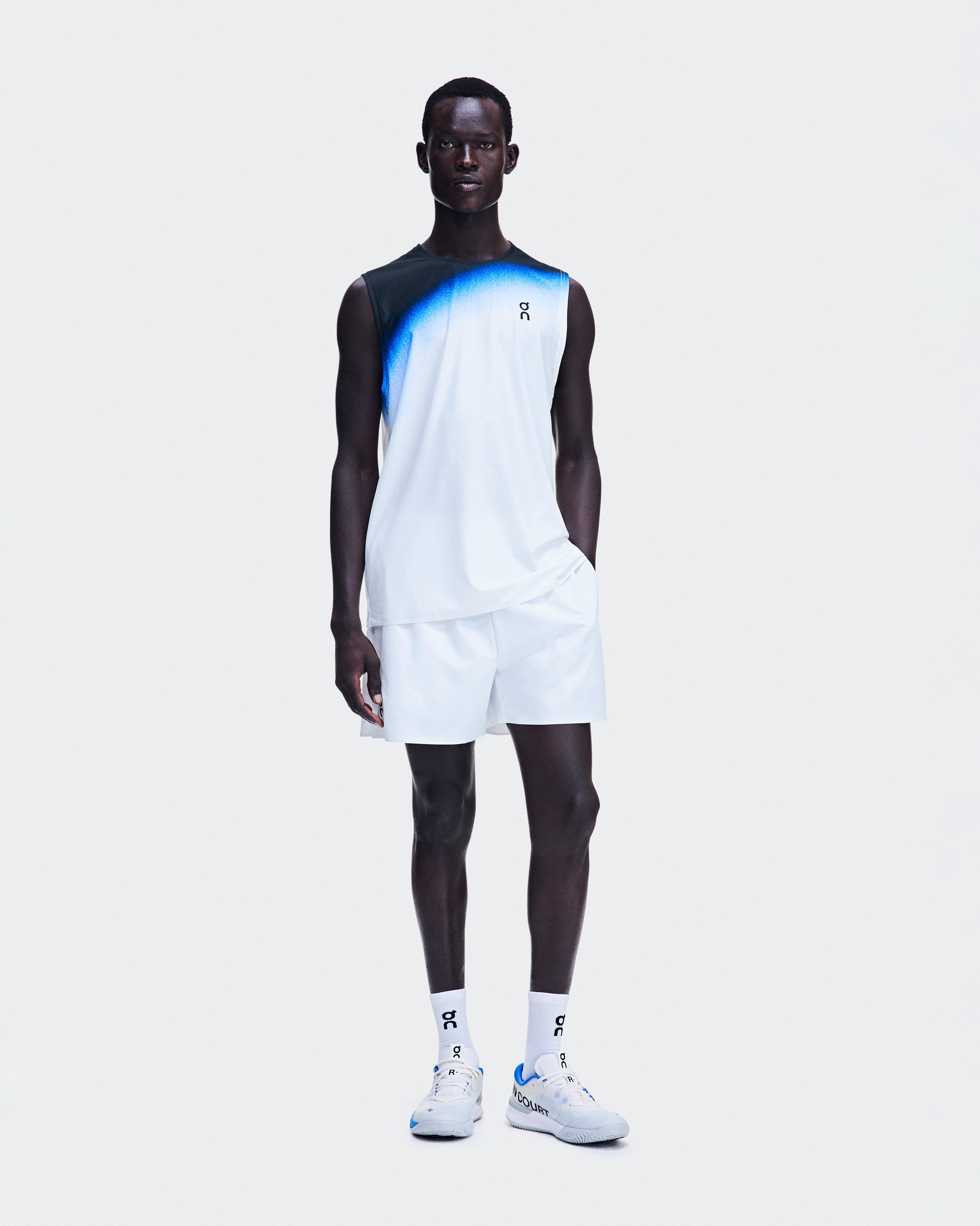 On Court Tank Swing White & Jay Men Tops and t-shirts