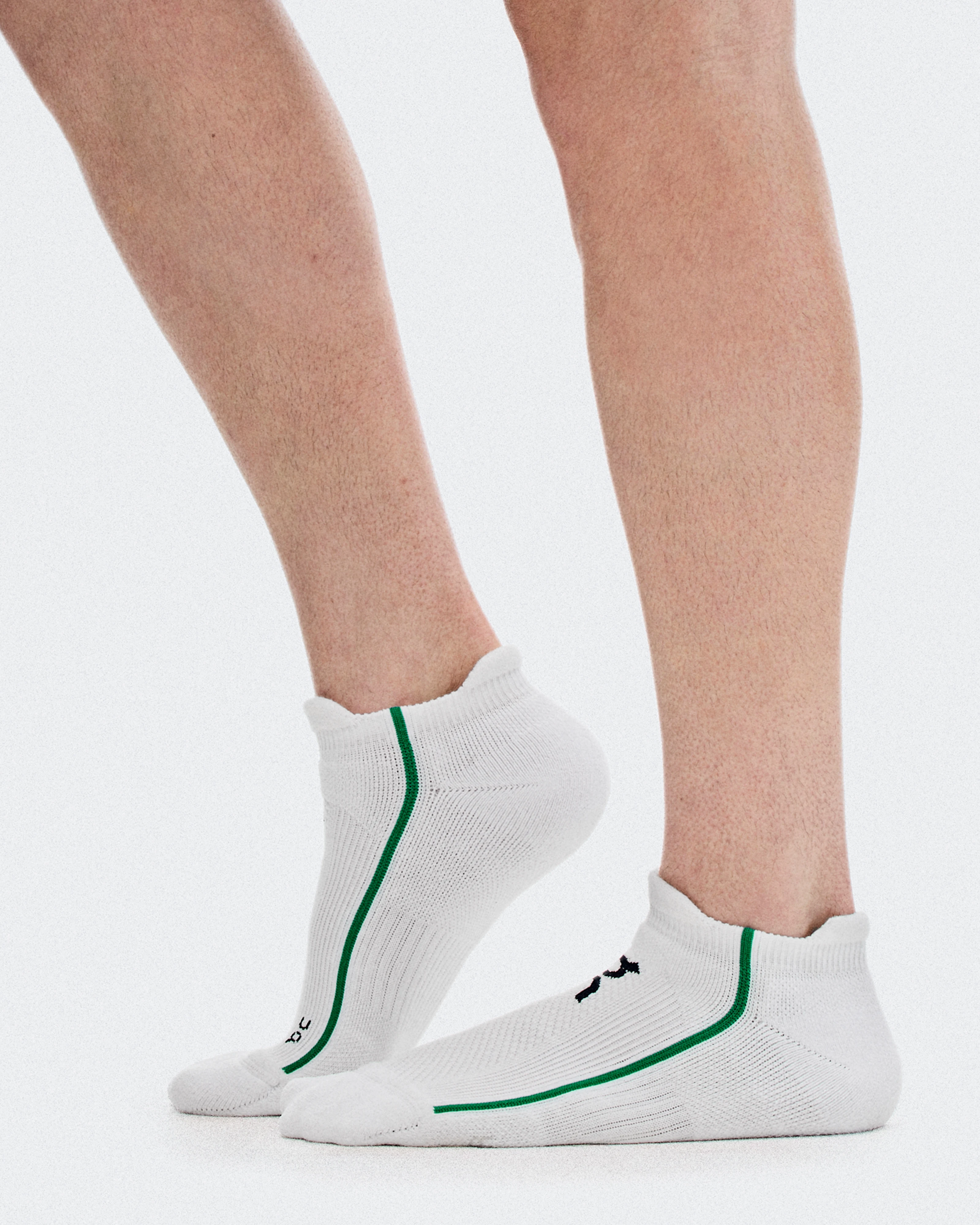 On Court Sock Low White & Neem Unisex Socks