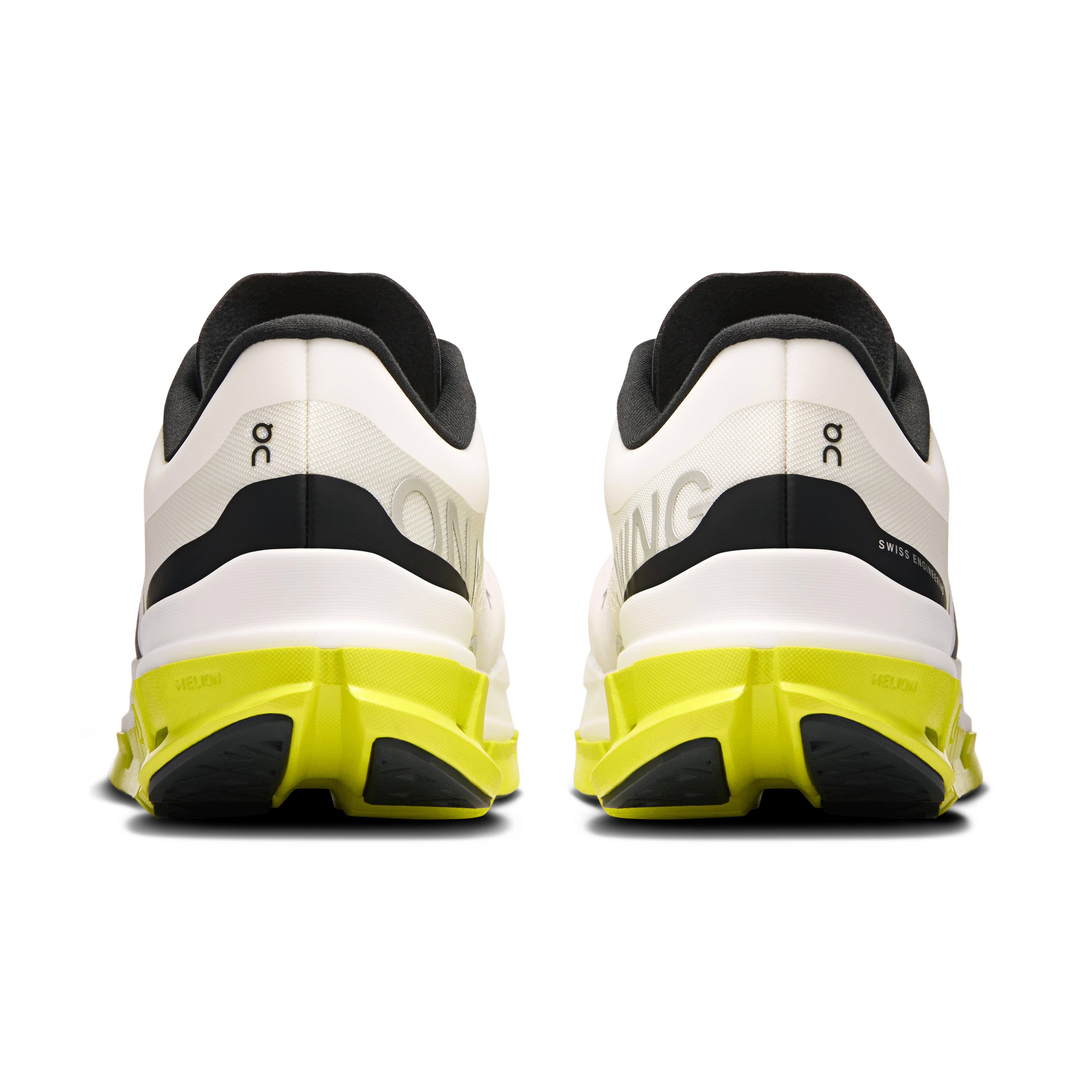 On Cloudflow 5 White & Lime Women Road running Shoes