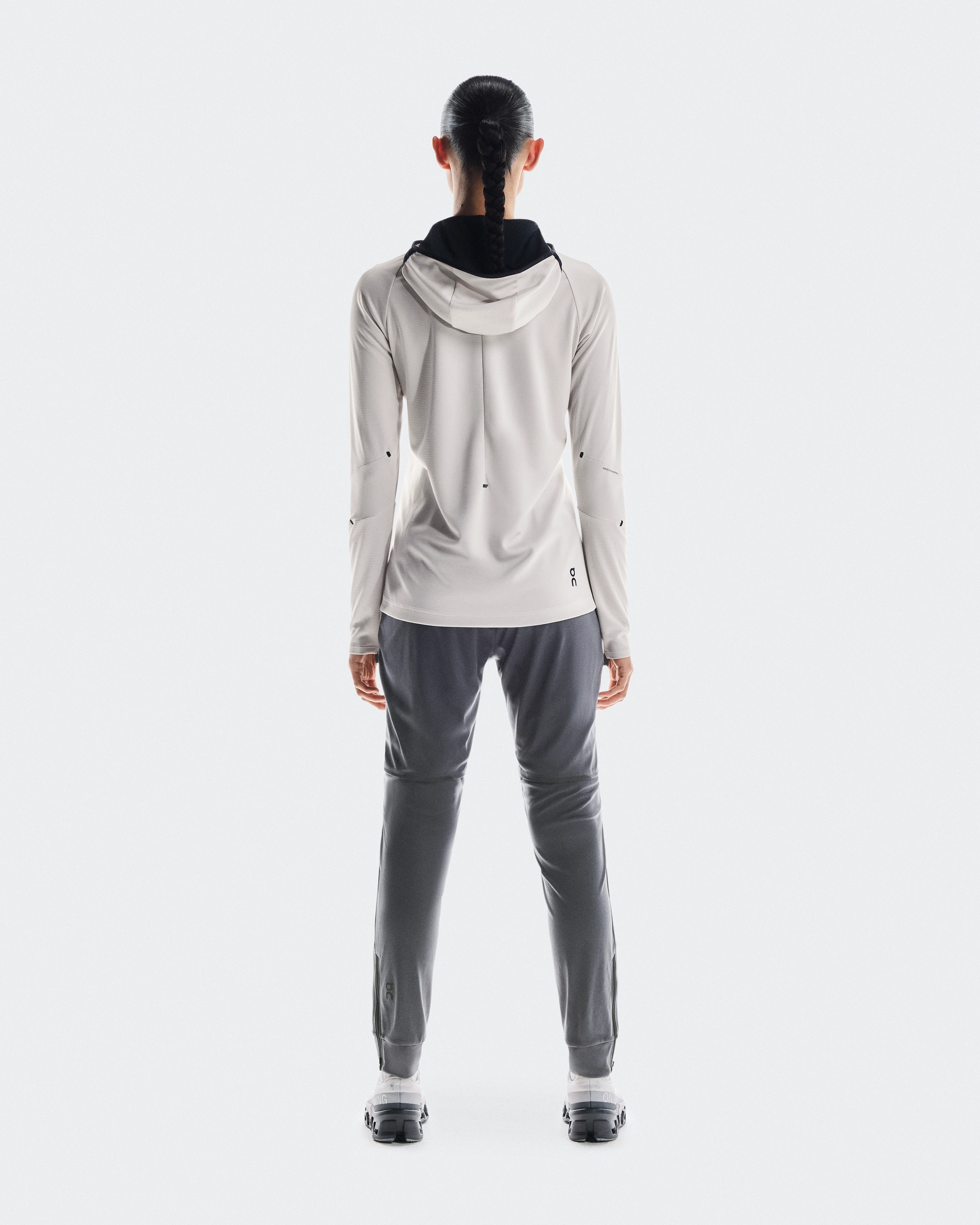 On Weather Pants Silver & Eclipse Women Pants