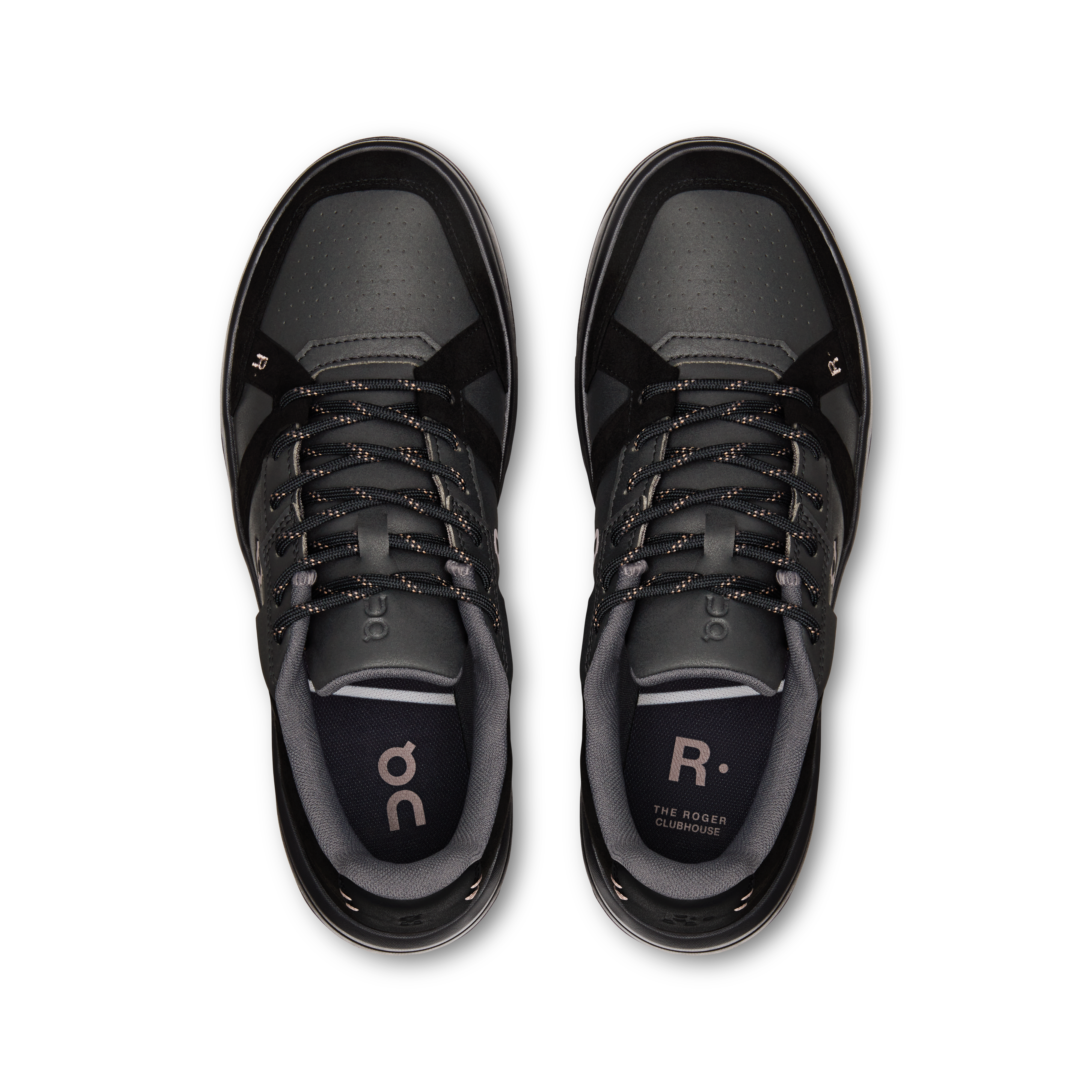 On THE ROGER Clubhouse Black & Ash Women Active life Shoes