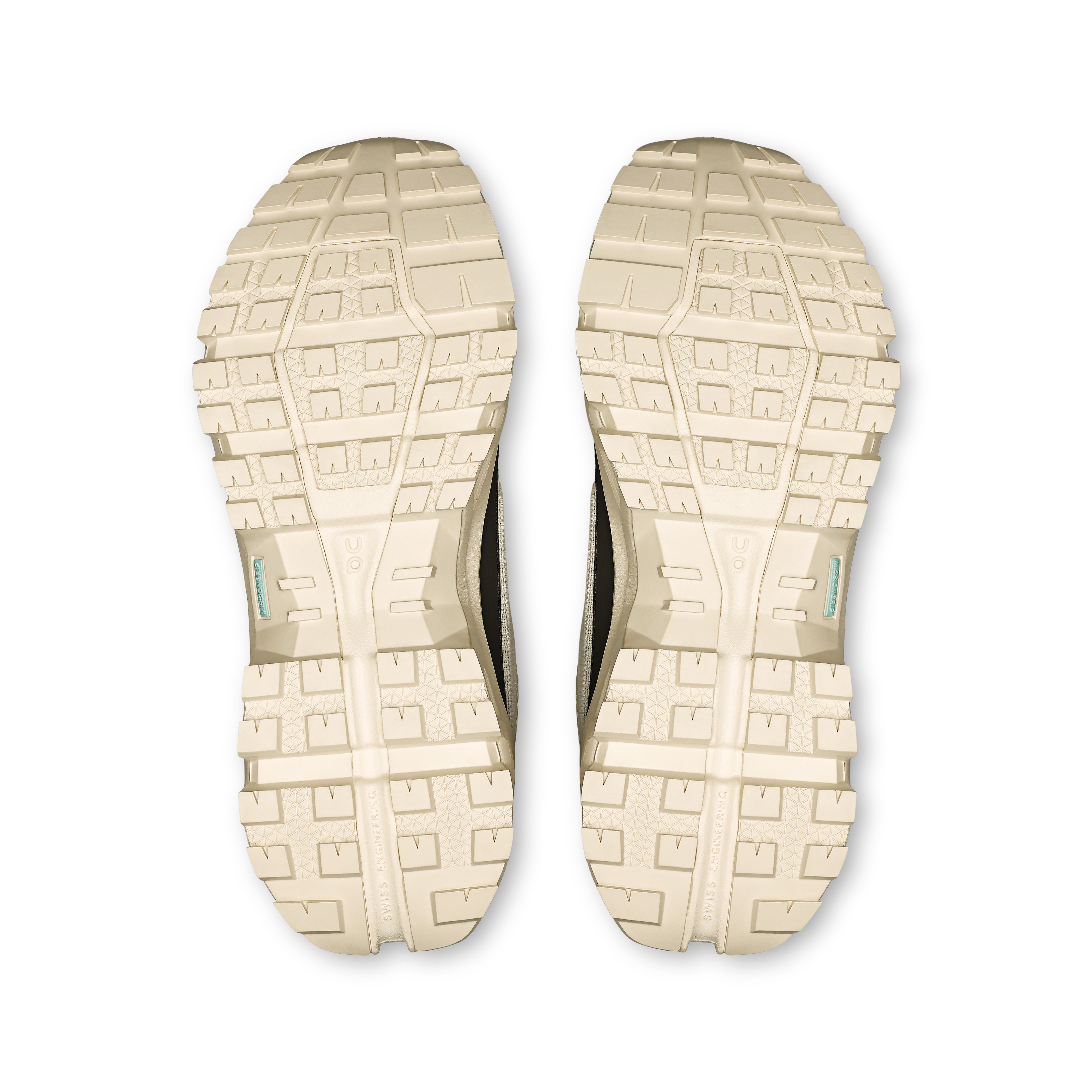 On Cloudrock Low Waterproof Ivory & Ivory Women Hiking Shoes
