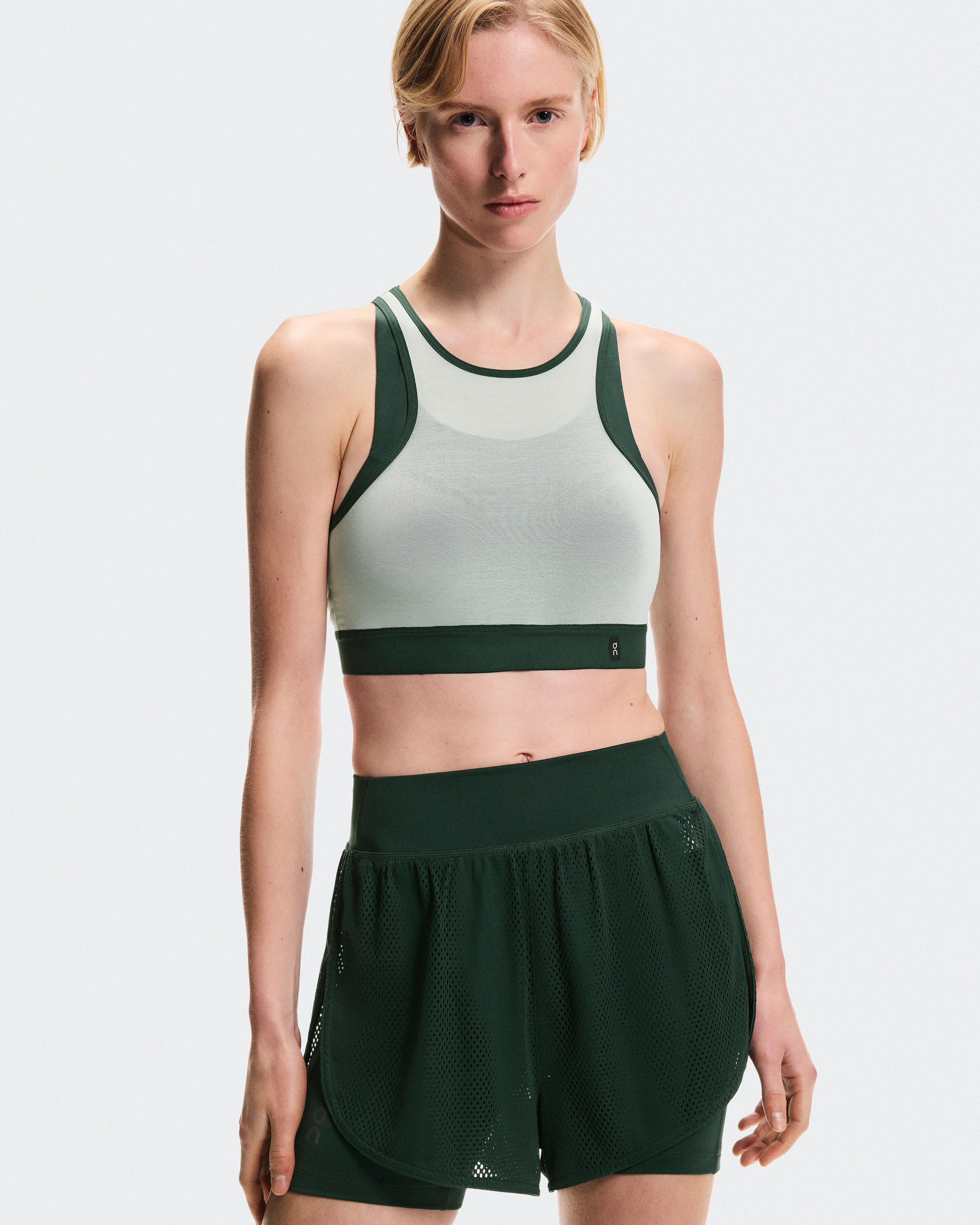 On Train Volt 2-in-1 Shorts Obsidian Women Shorts