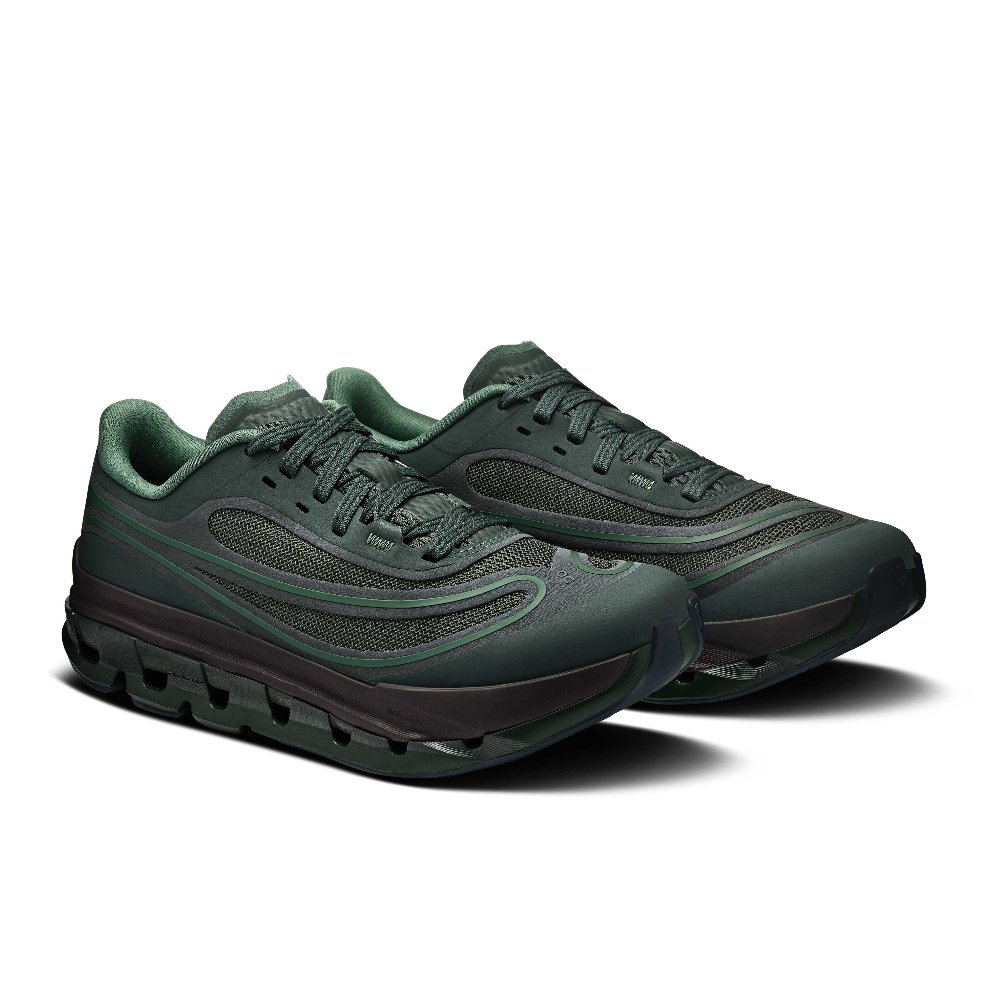 On Cloudflow 5 AD Obsidian & Evergreen Women Active life Shoes