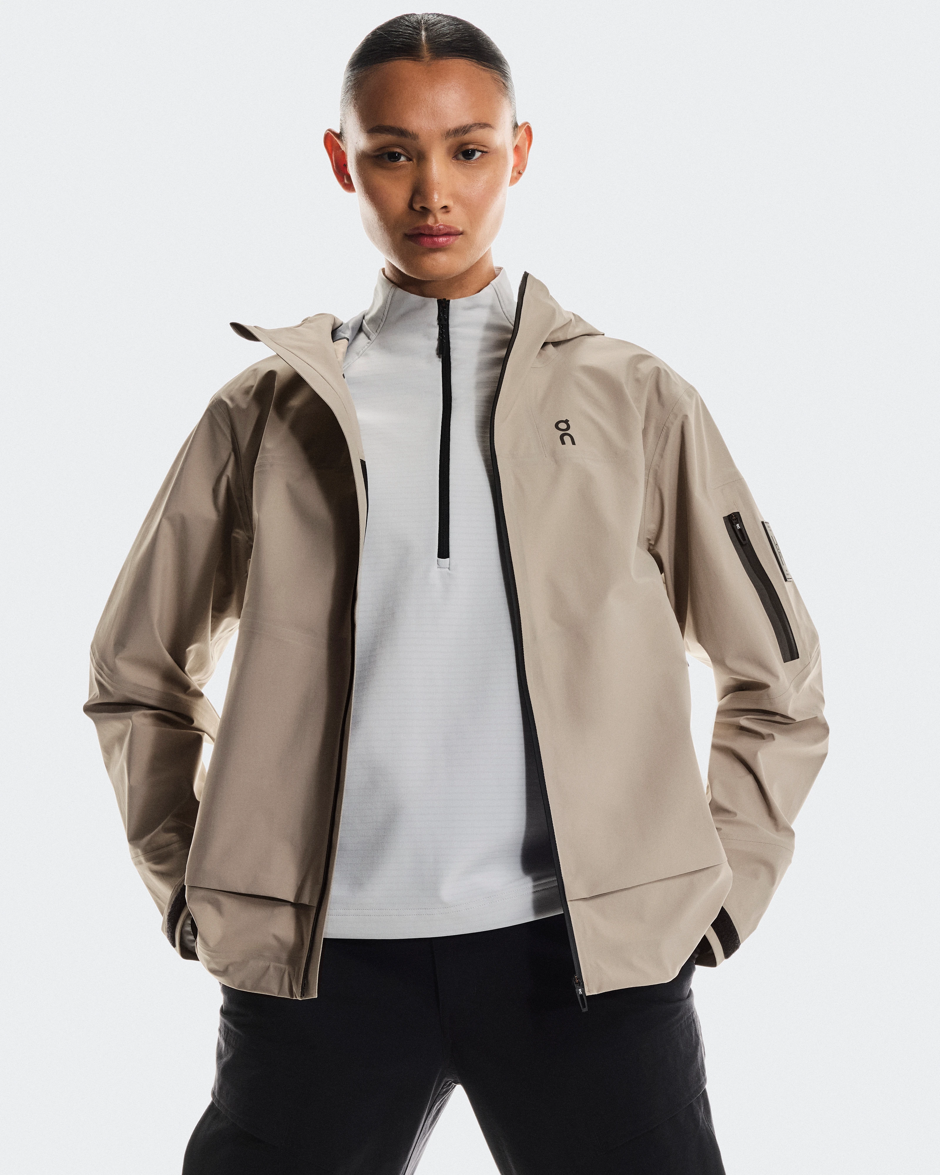 On Trek Jacket Desert Women Jackets