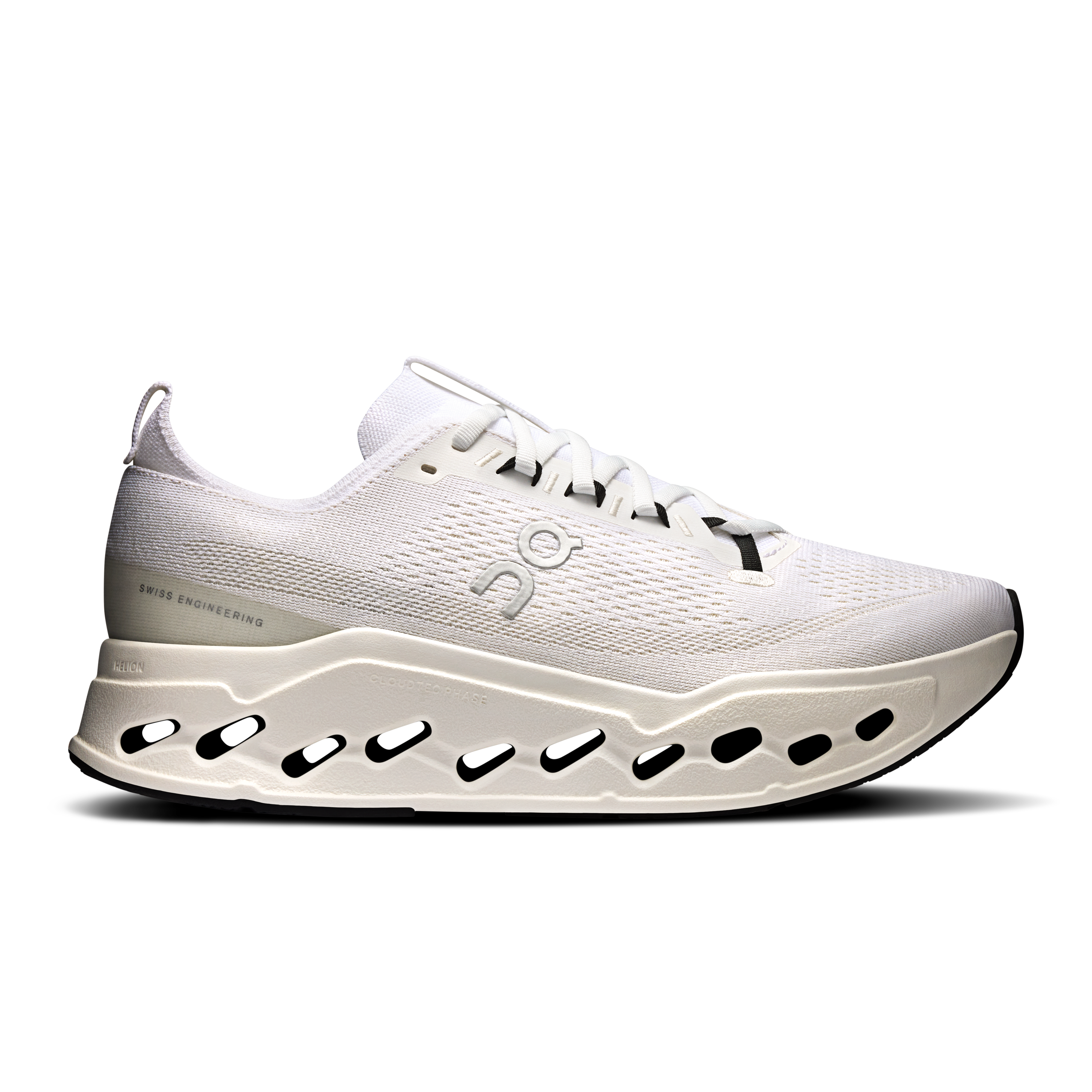 Cloudsurfer Max Wide Road Running Shoe in White/White