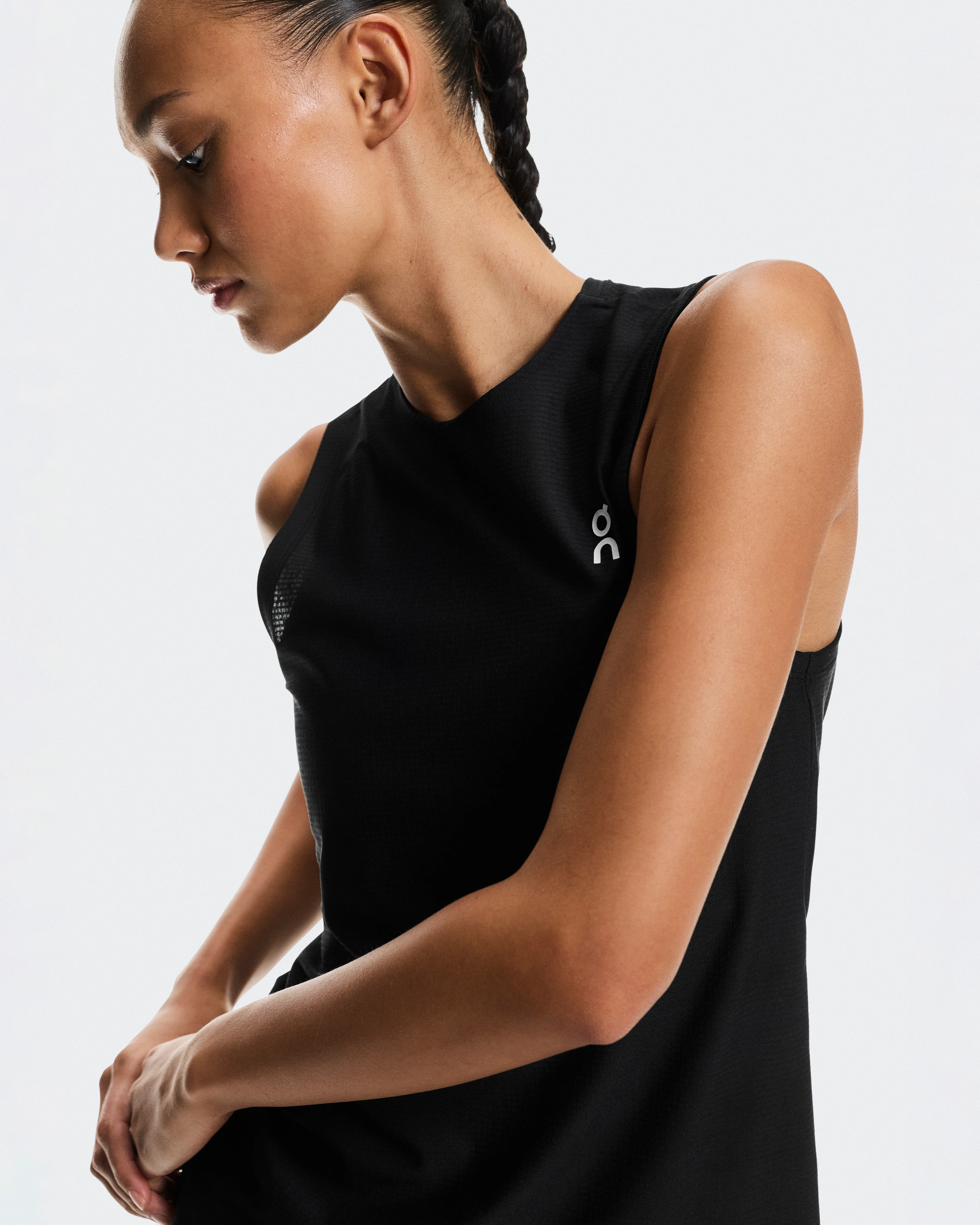 On Court Tank Black Women Tops and t-shirts