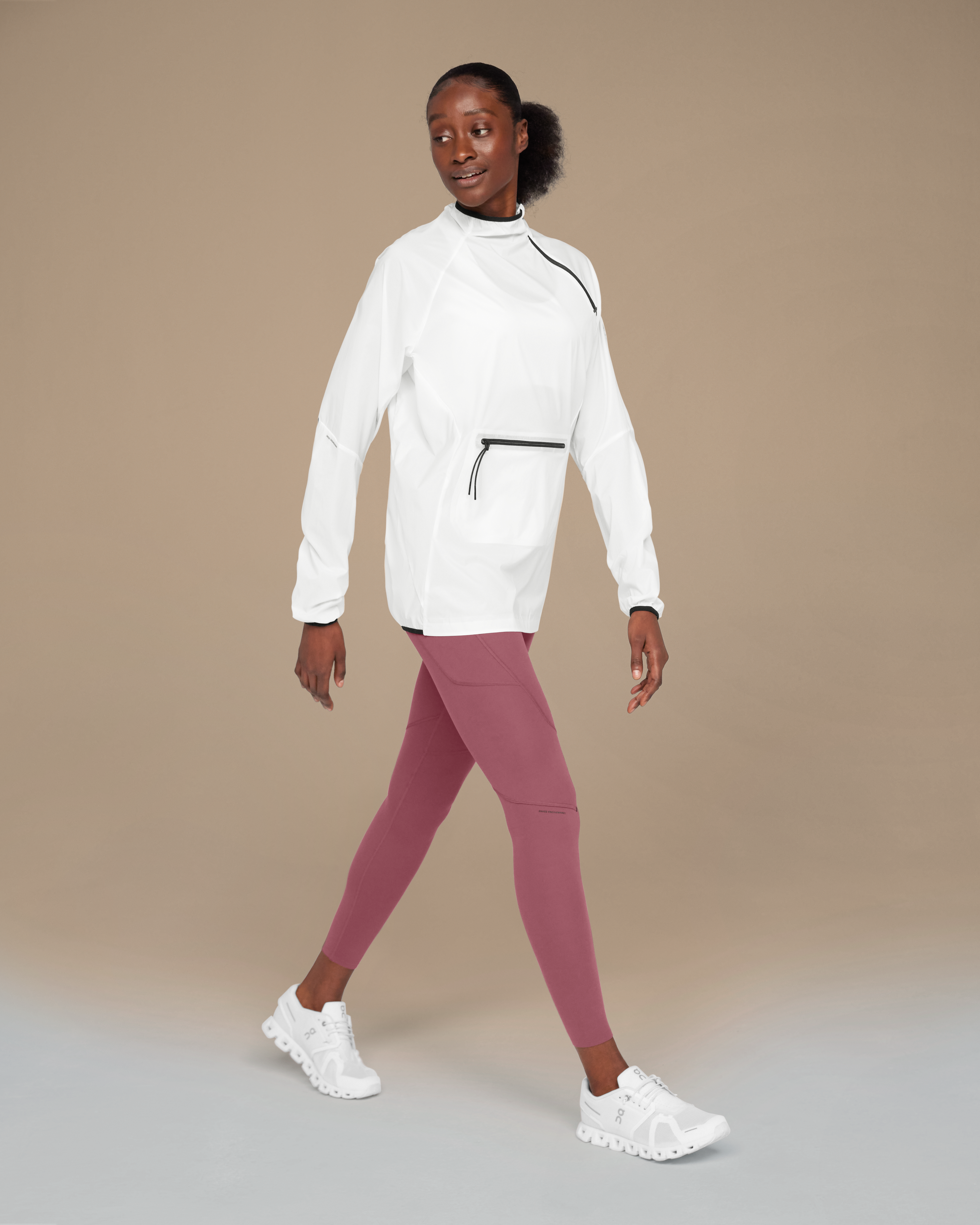 On Active Jacket Undyed-White Women Jackets