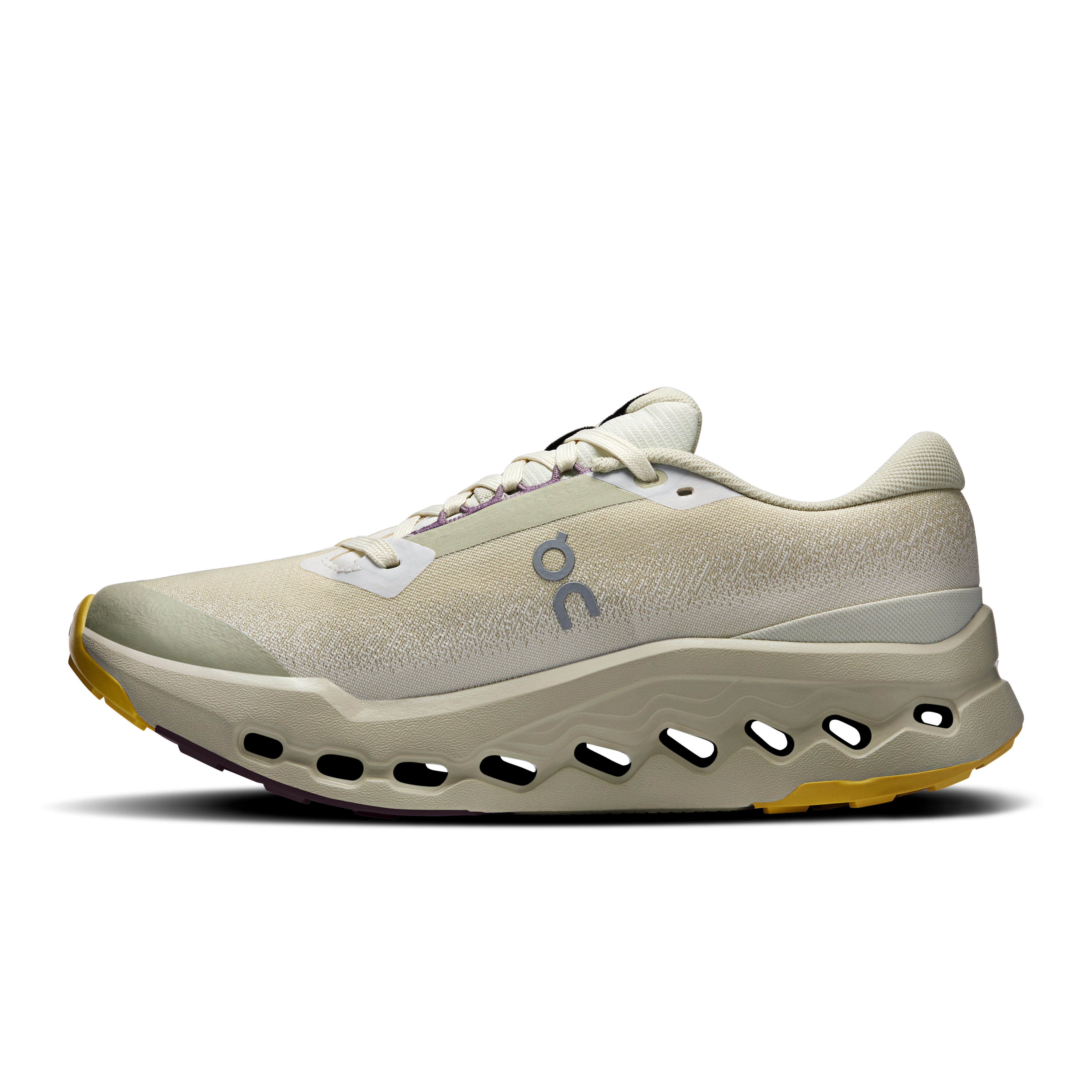 On Cloudsurfer Trail 2 Waterproof Ghost & Chalk Women Trail running Shoes