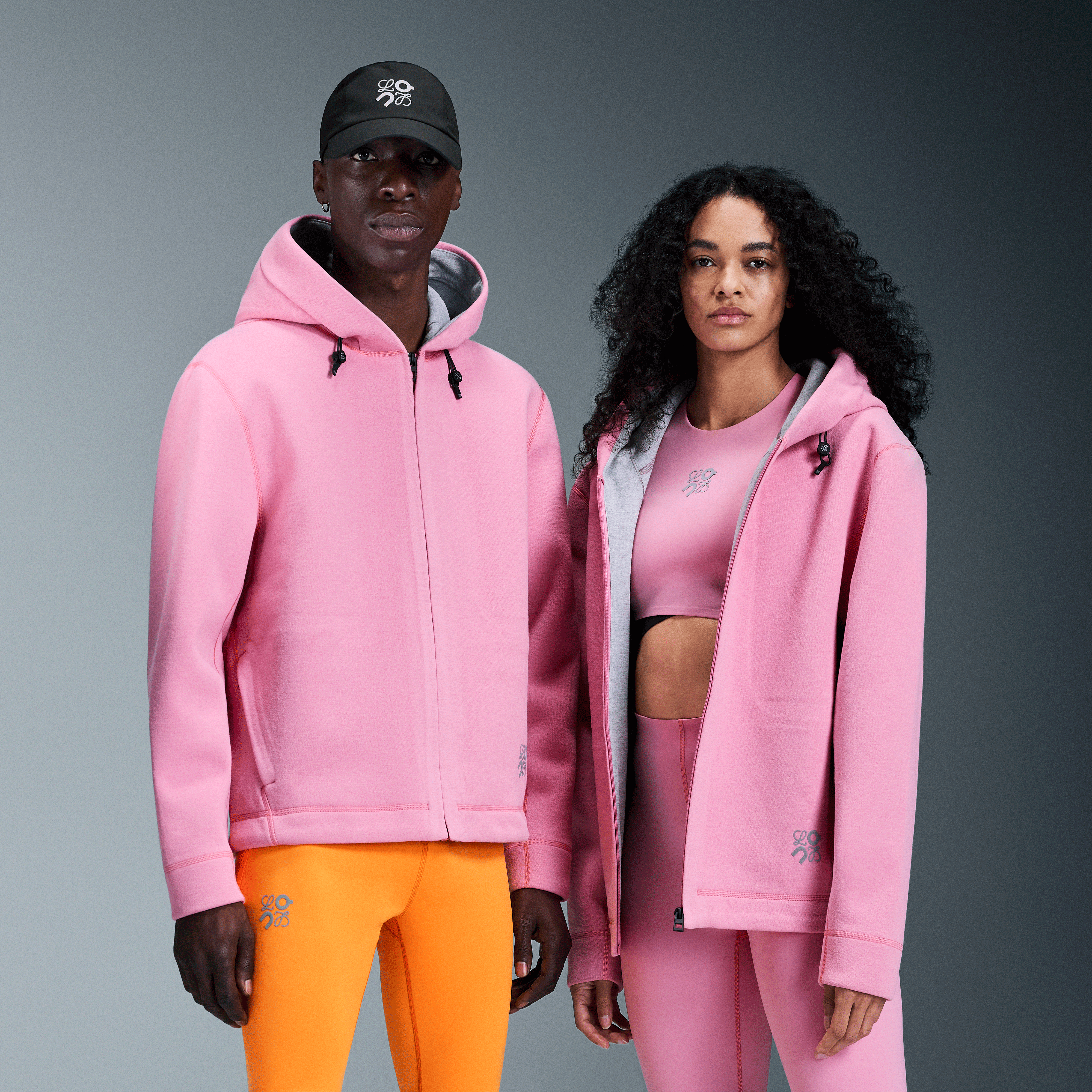 On Hoodie LOEWE Pink Unisex – Special edition, all-day wear, LOEWE × On Hoodies and sweatshirts