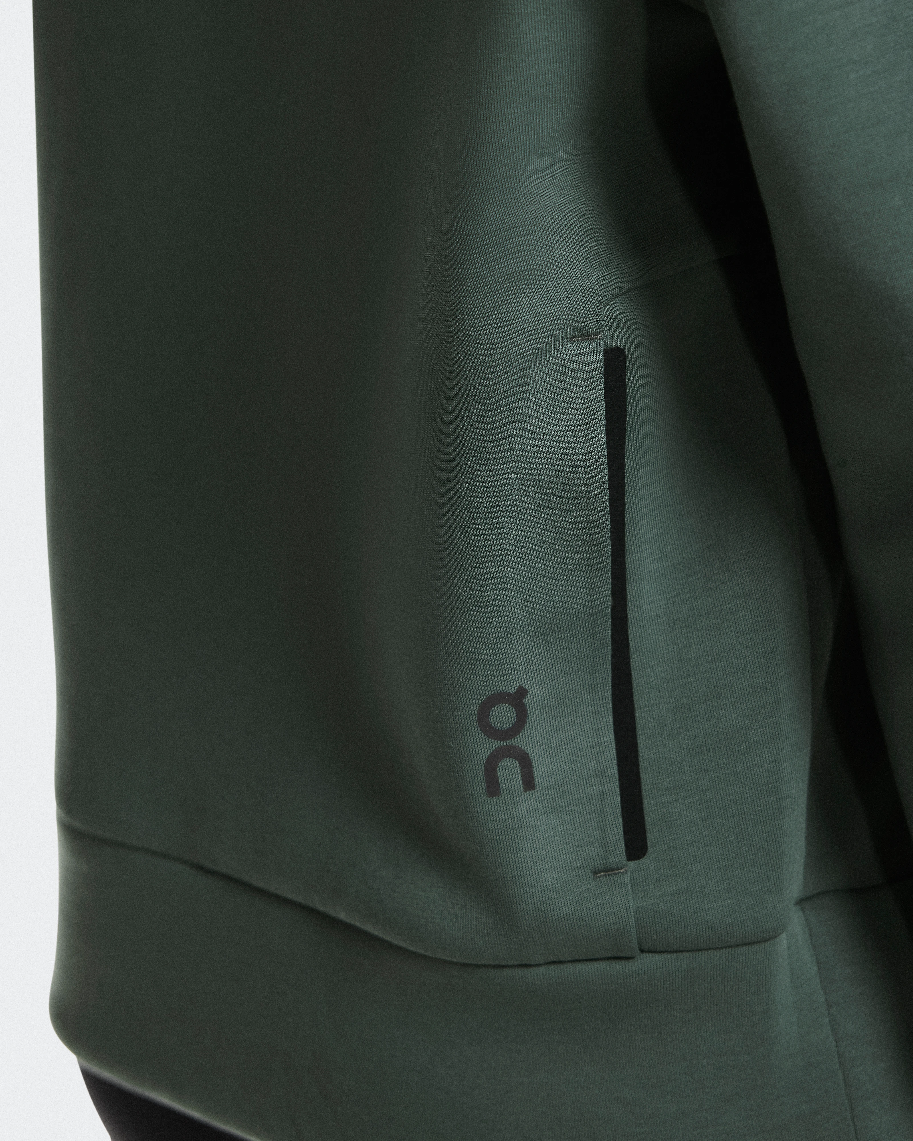 On Focus Tech Crew Olive Women Hoodies and sweatshirts