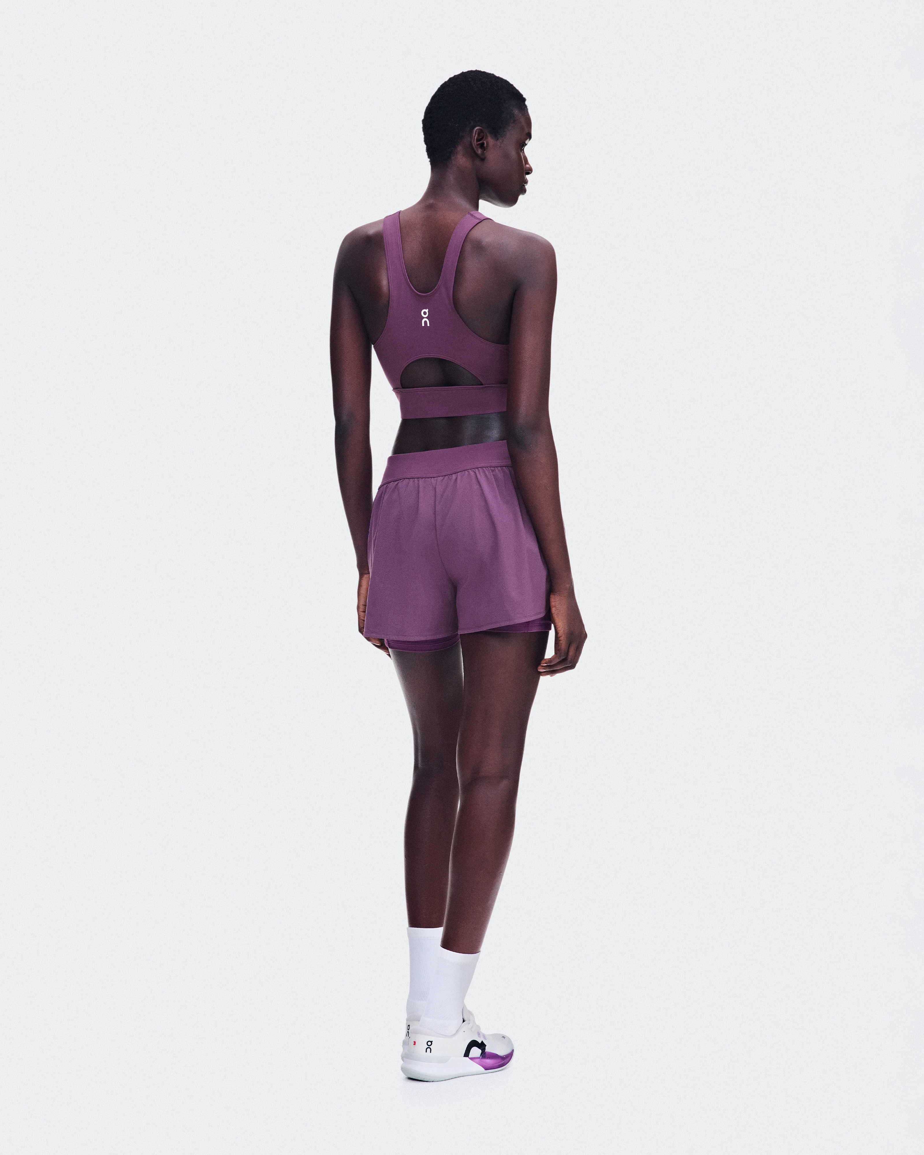 On Court Crop Top Cassis Women Tops and t-shirts