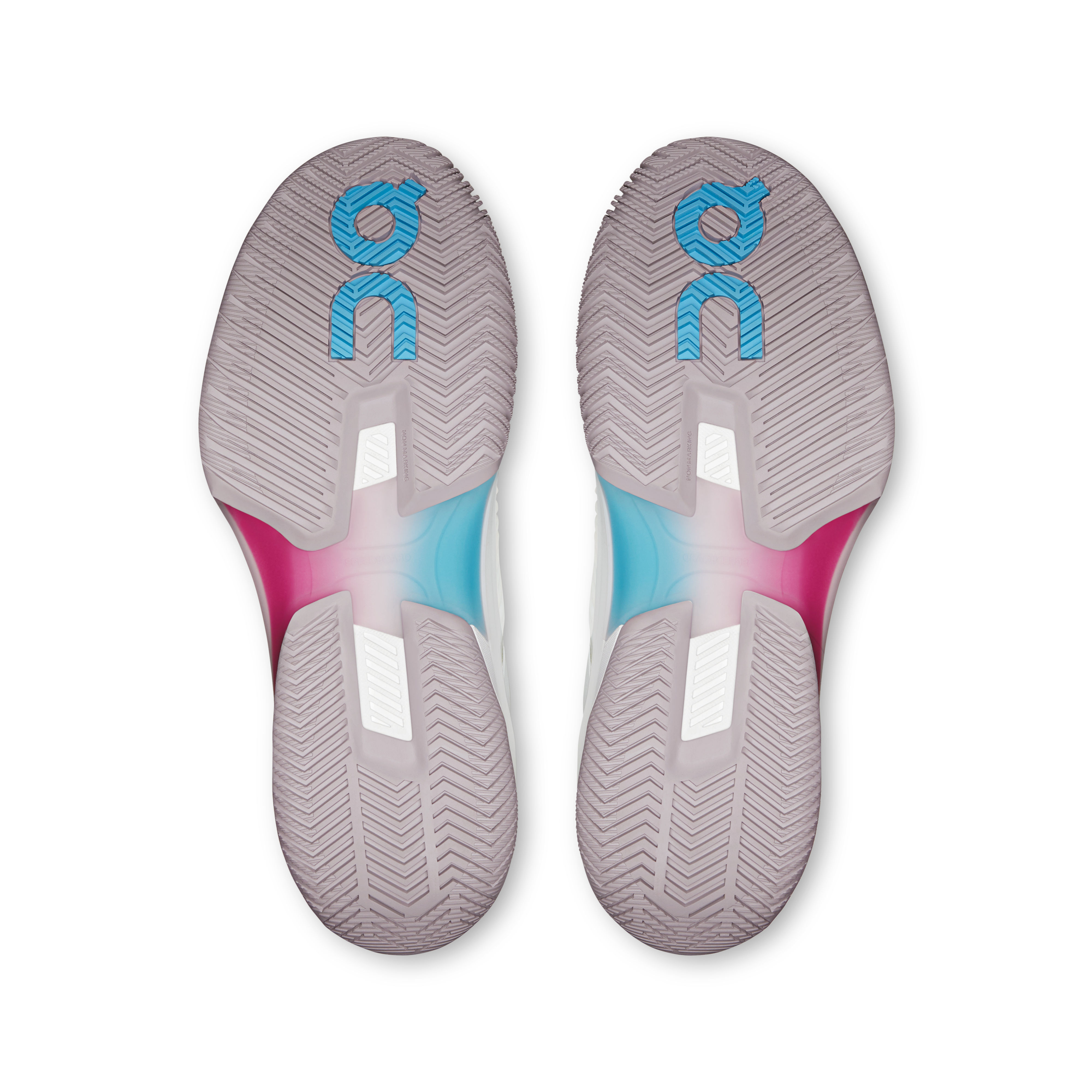 On THE ROGER Pro Fire White & Pink Men Tennis Shoes