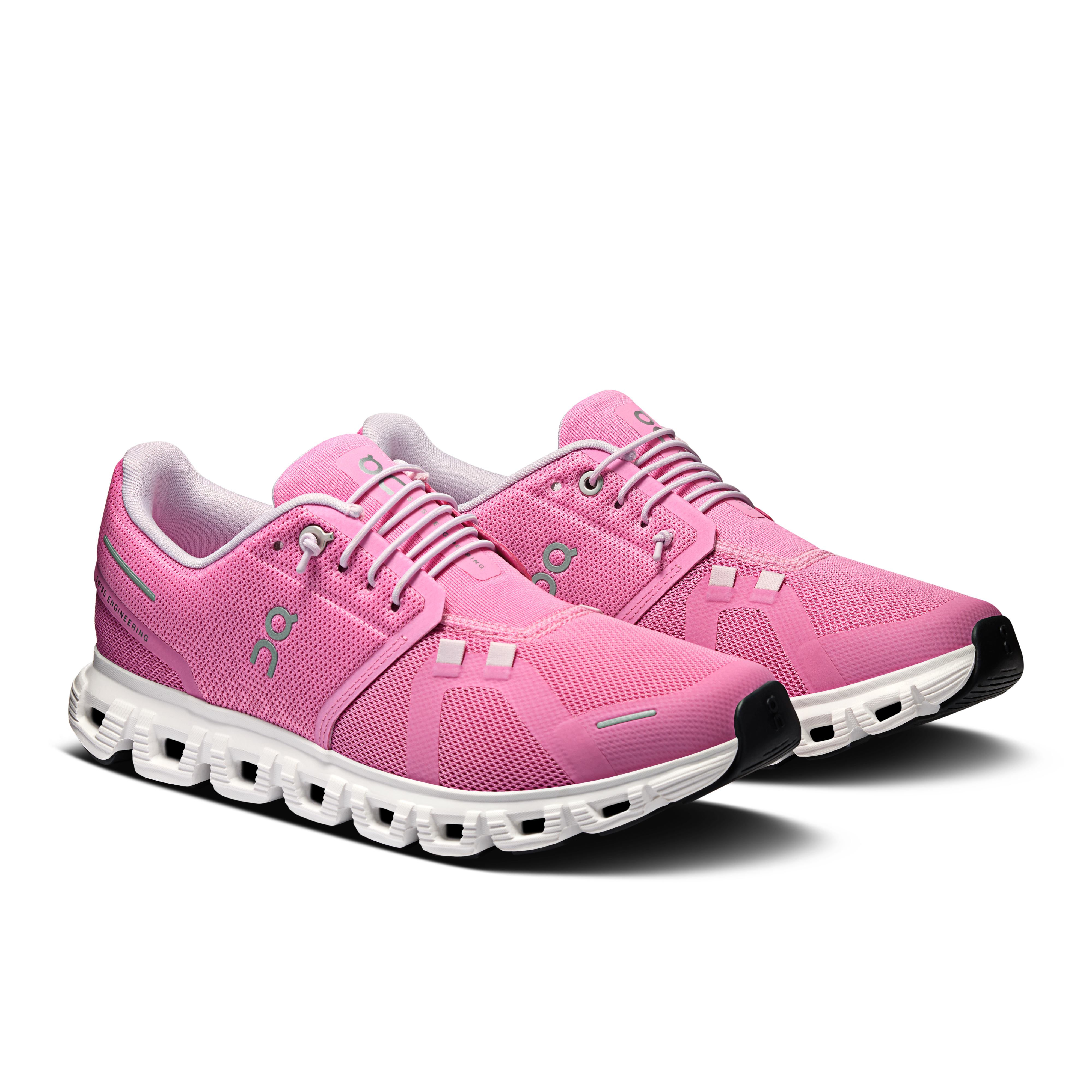 On Cloud 6 Raspberry & White Women Active life Shoes