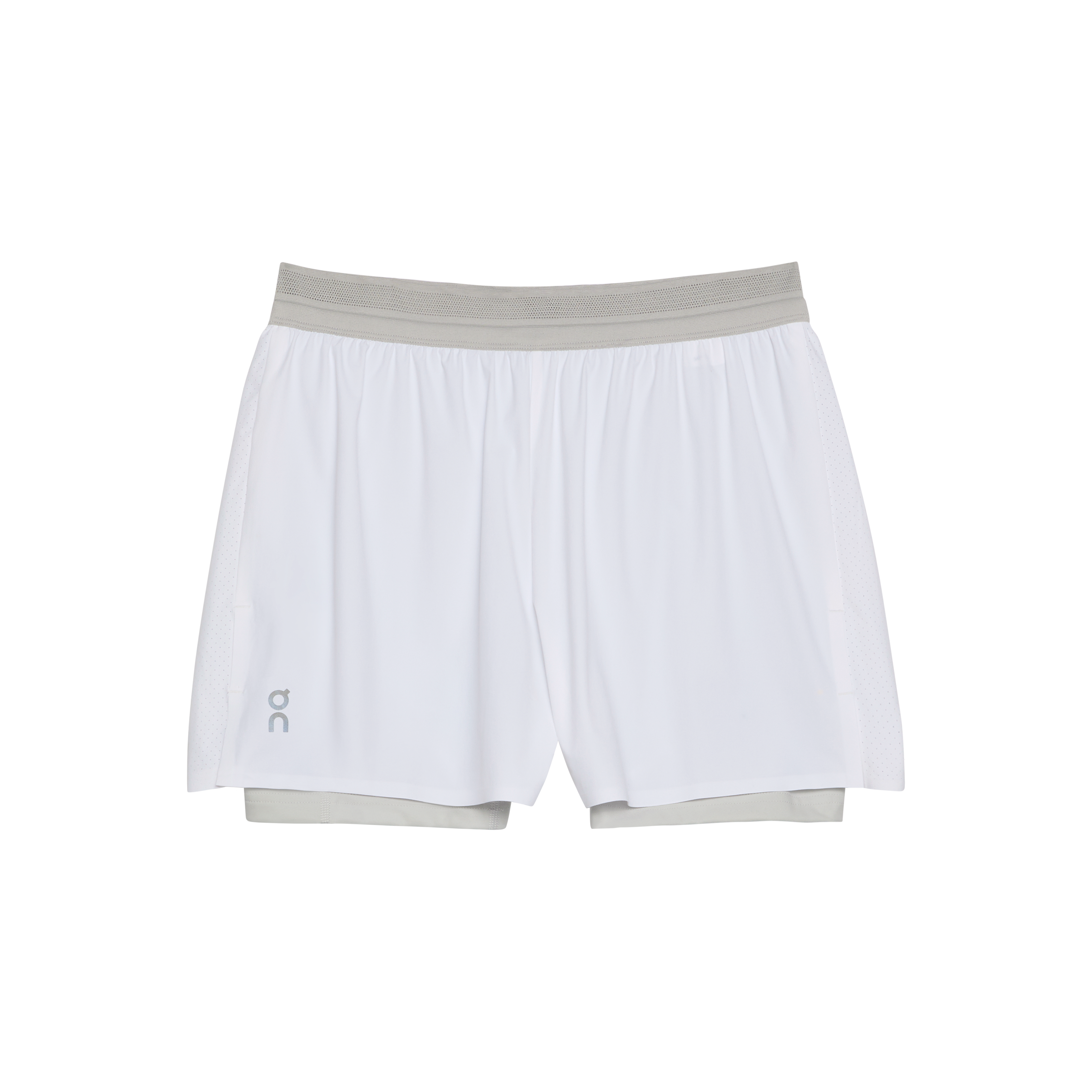 3" Performance 2/1 Shorts in White/Glacier