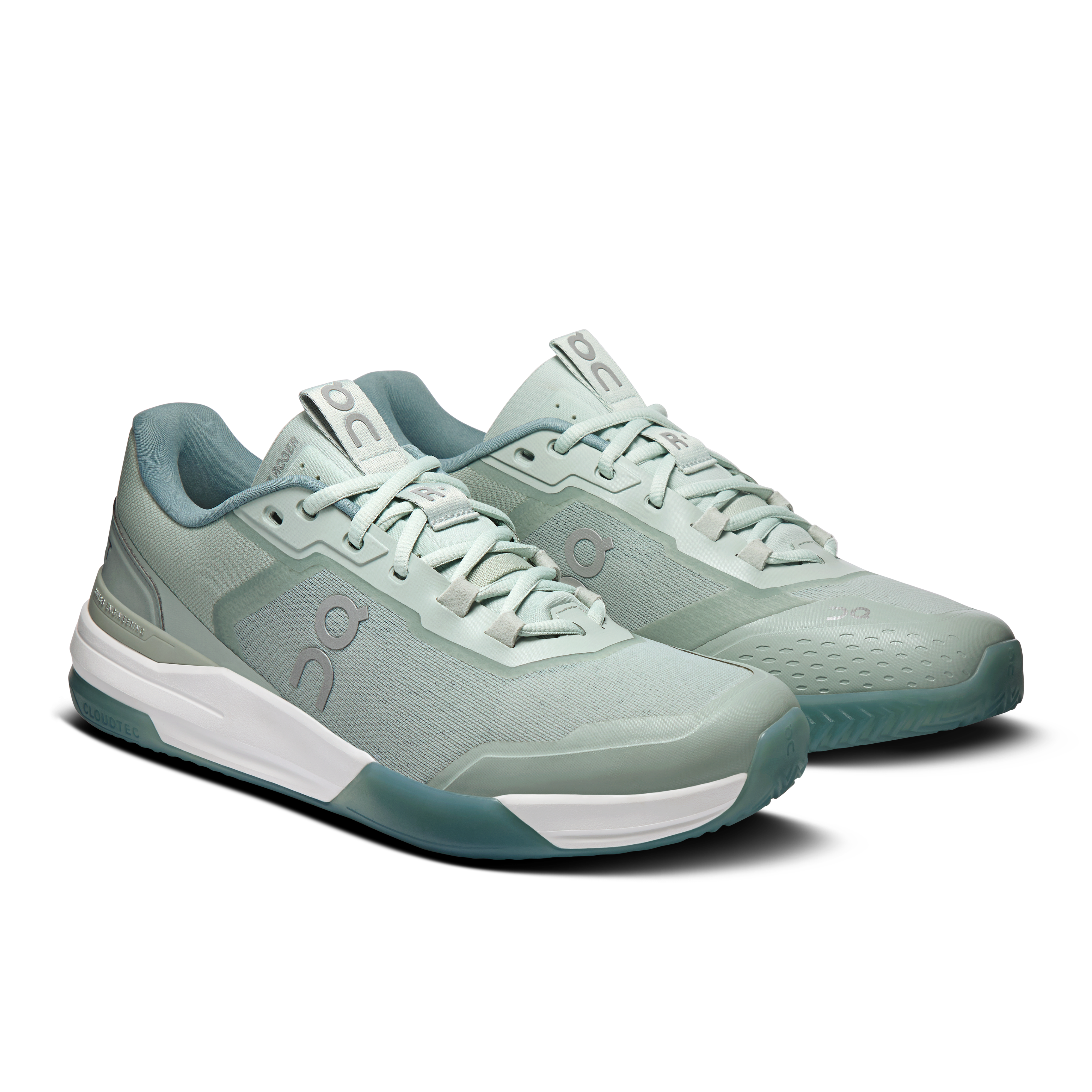 On THE ROGER Advantage Pro Clay Mineral & Linen Men Tennis Shoes