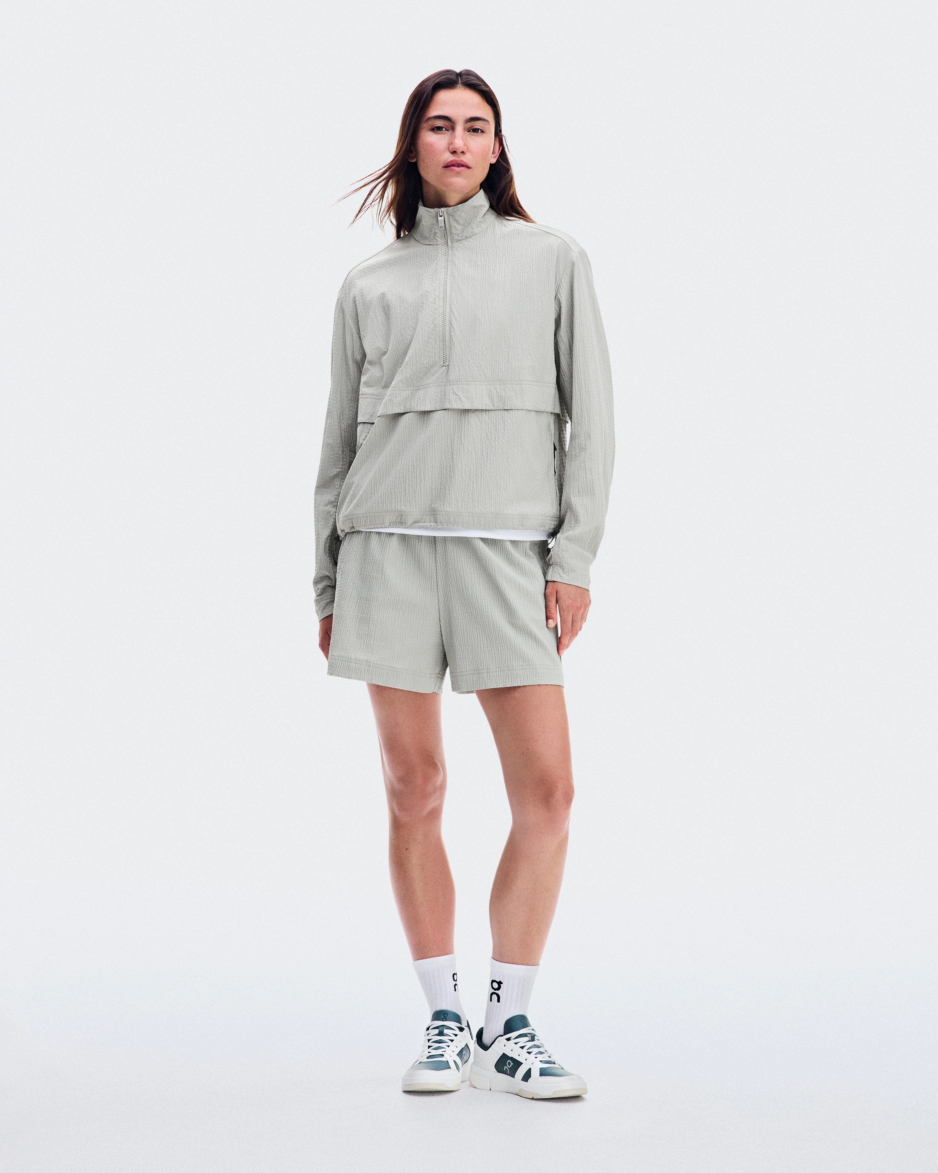 On Courtside 1/2 Zip Eaze Brume Women Hoodies and sweatshirts
