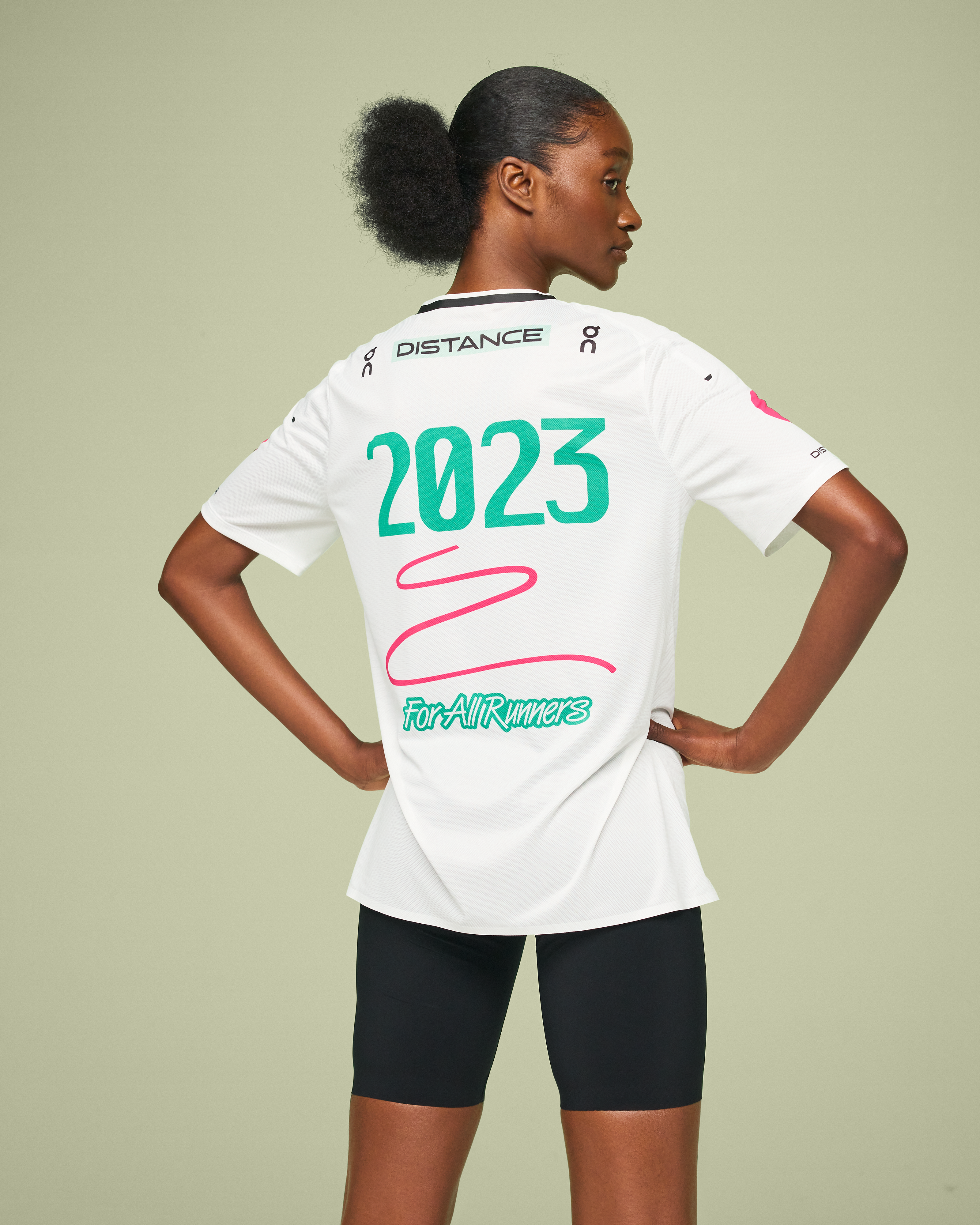 On Performance-T Light Distance Mint & White Unisex Tops and t-shirts