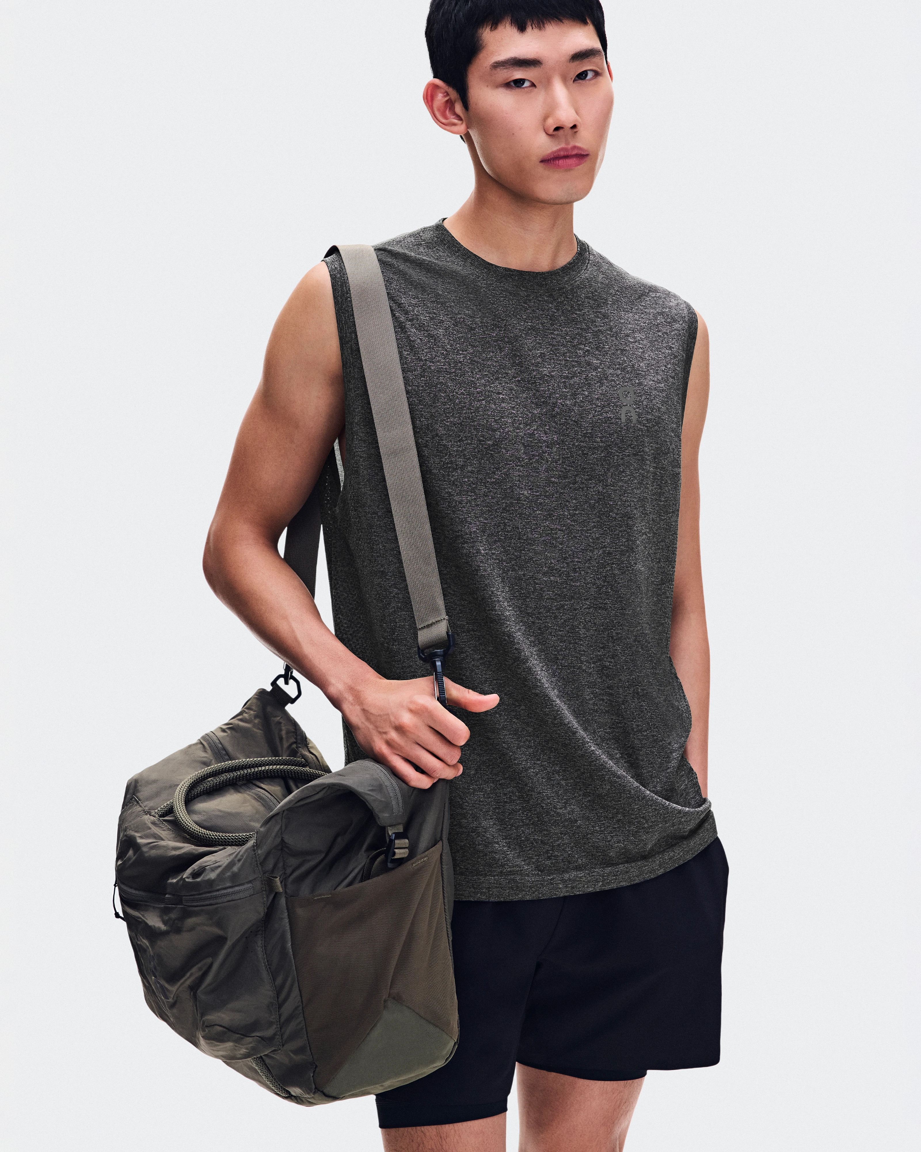 On Train Flex Tank Ember Heather Men Tops and t-shirts