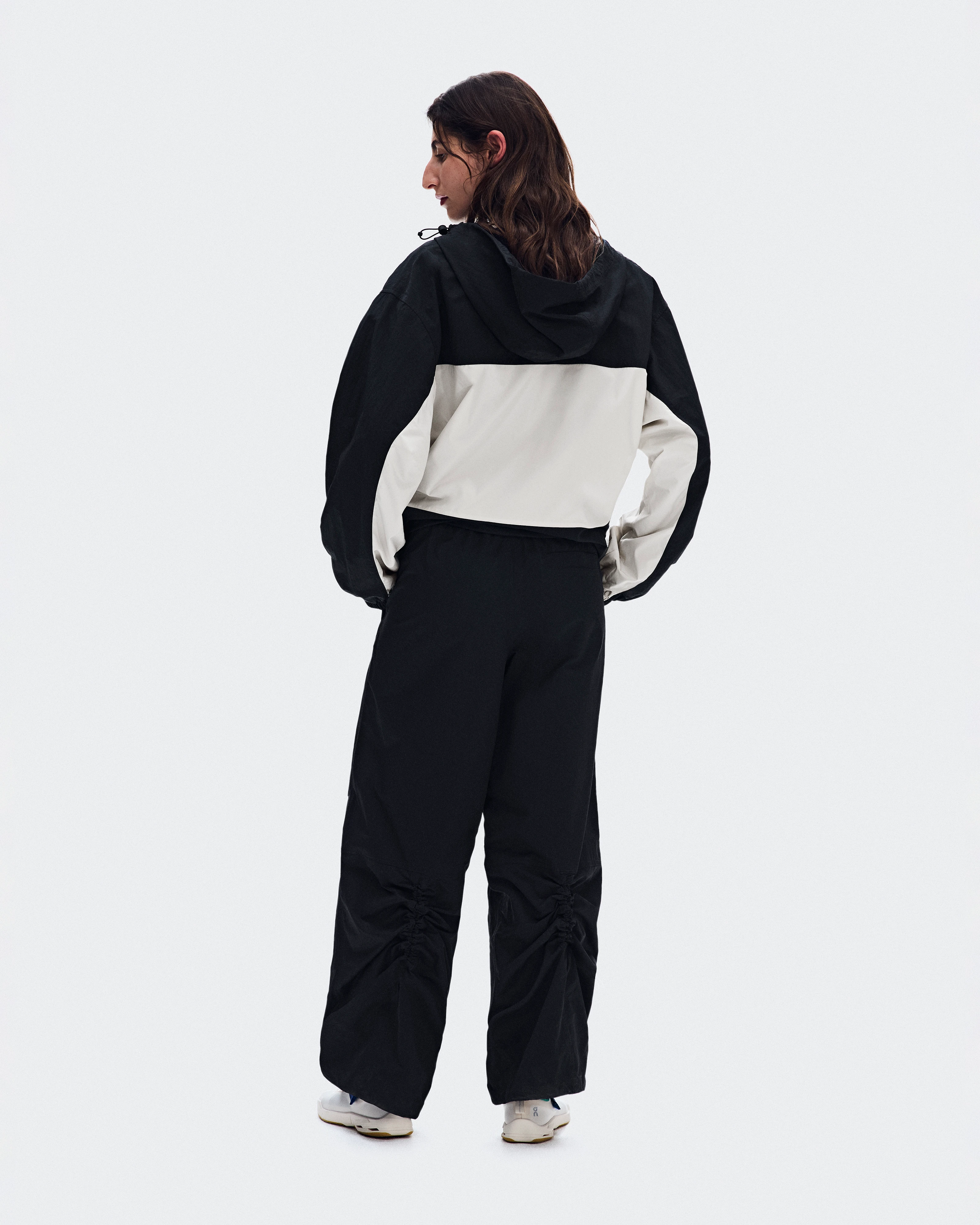 On Half-Zip Anorak Black Women Jackets