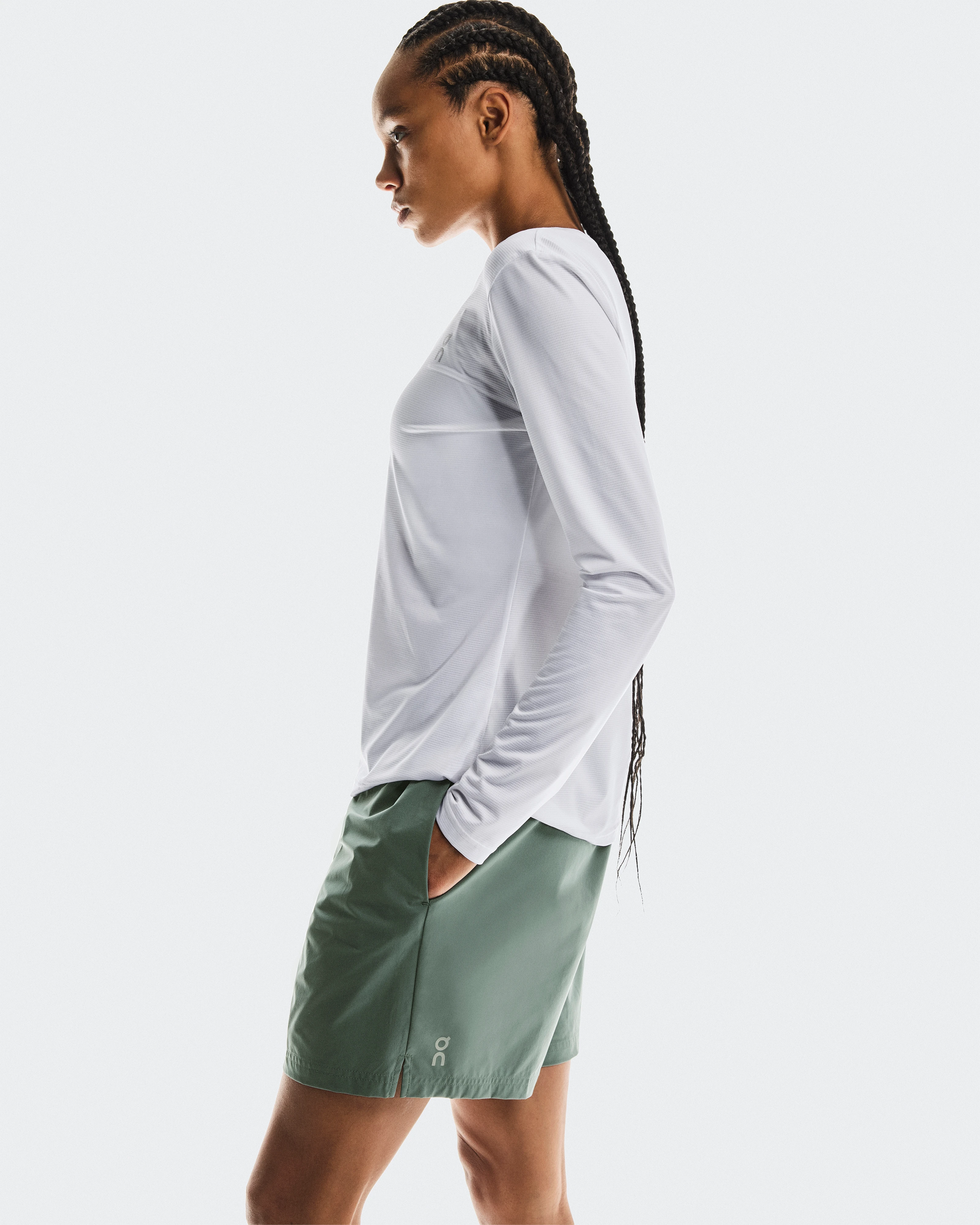 On 5" Core Shorts Olive Women Shorts