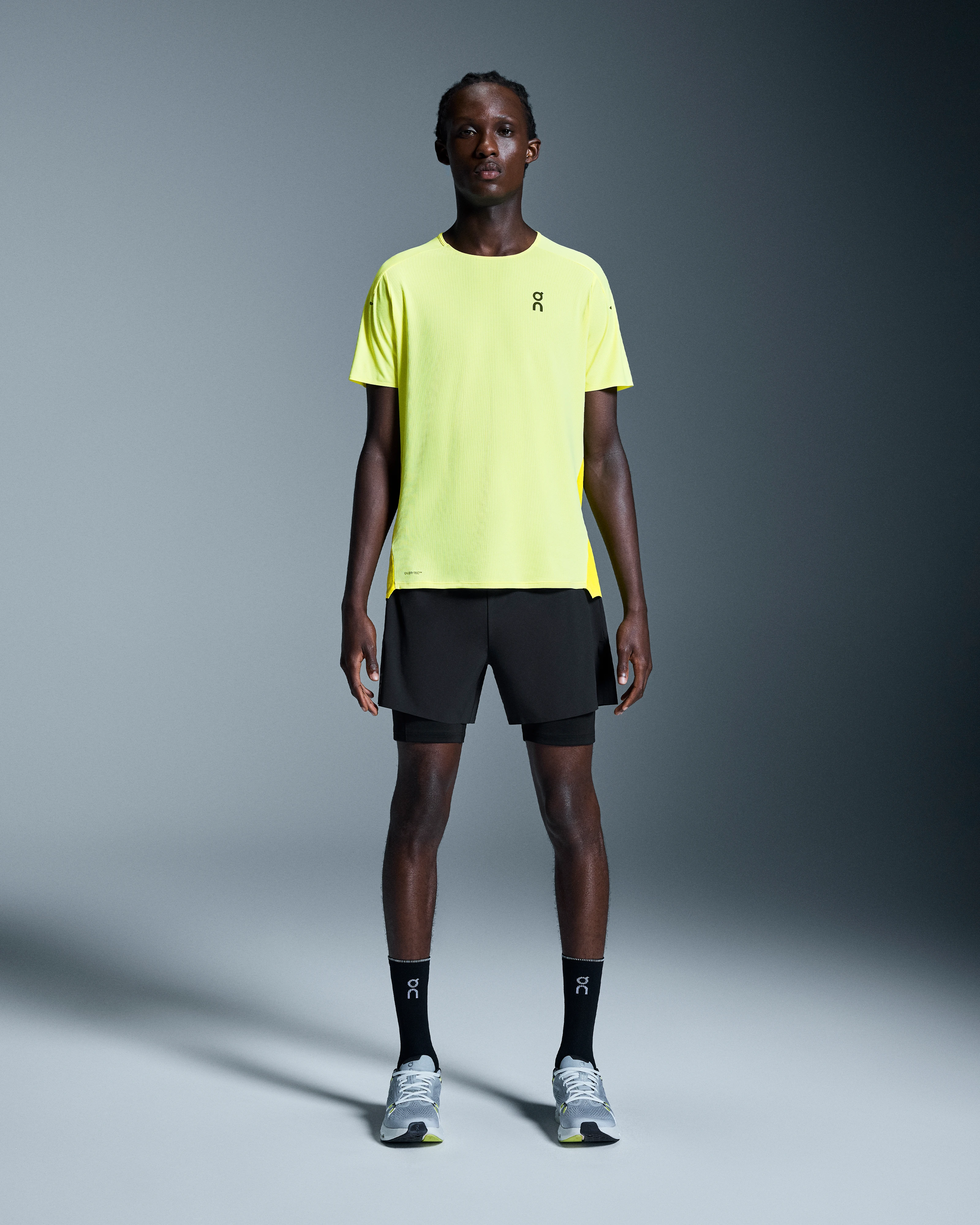 On 5" Performance 2/1 Shorts Black Men Shorts